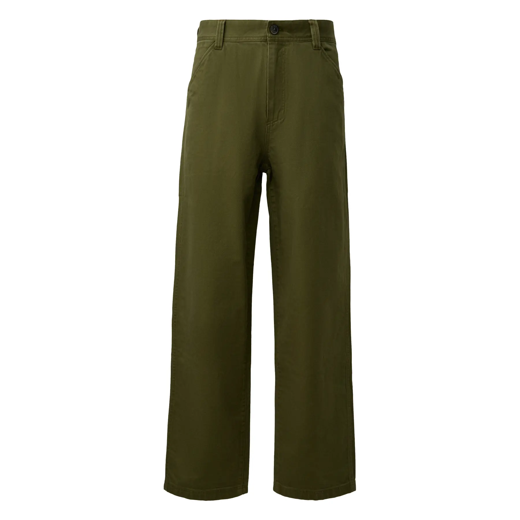 Weit geschnittene Texturiertes Baumwoll-Stretch-Hose s.Oliver