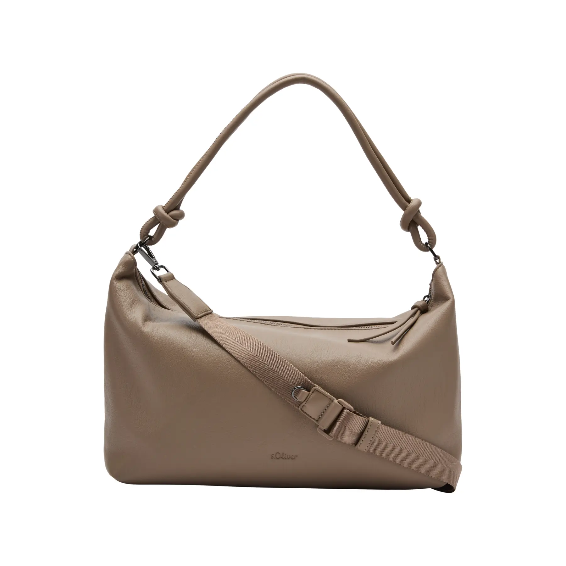 Borsa a tracolla in similpelle con zip donna s.Oliver