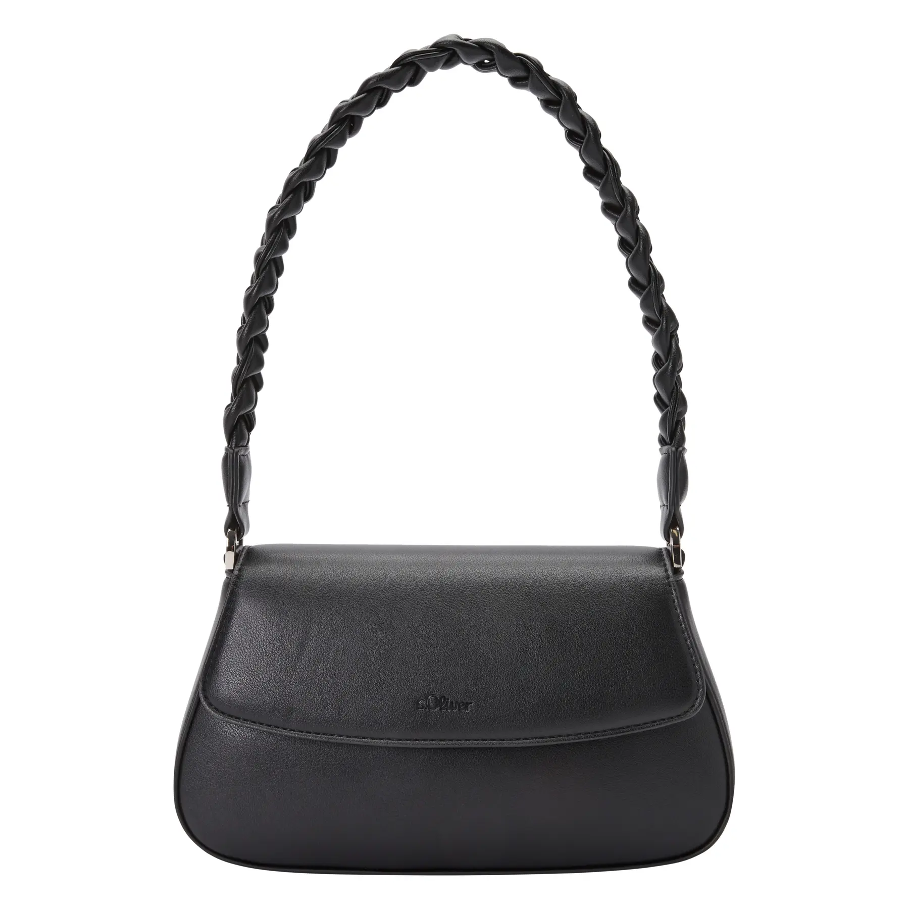 Schultertasche aus Kunstleder mit geprägtem Logo für Damen s.Oliver