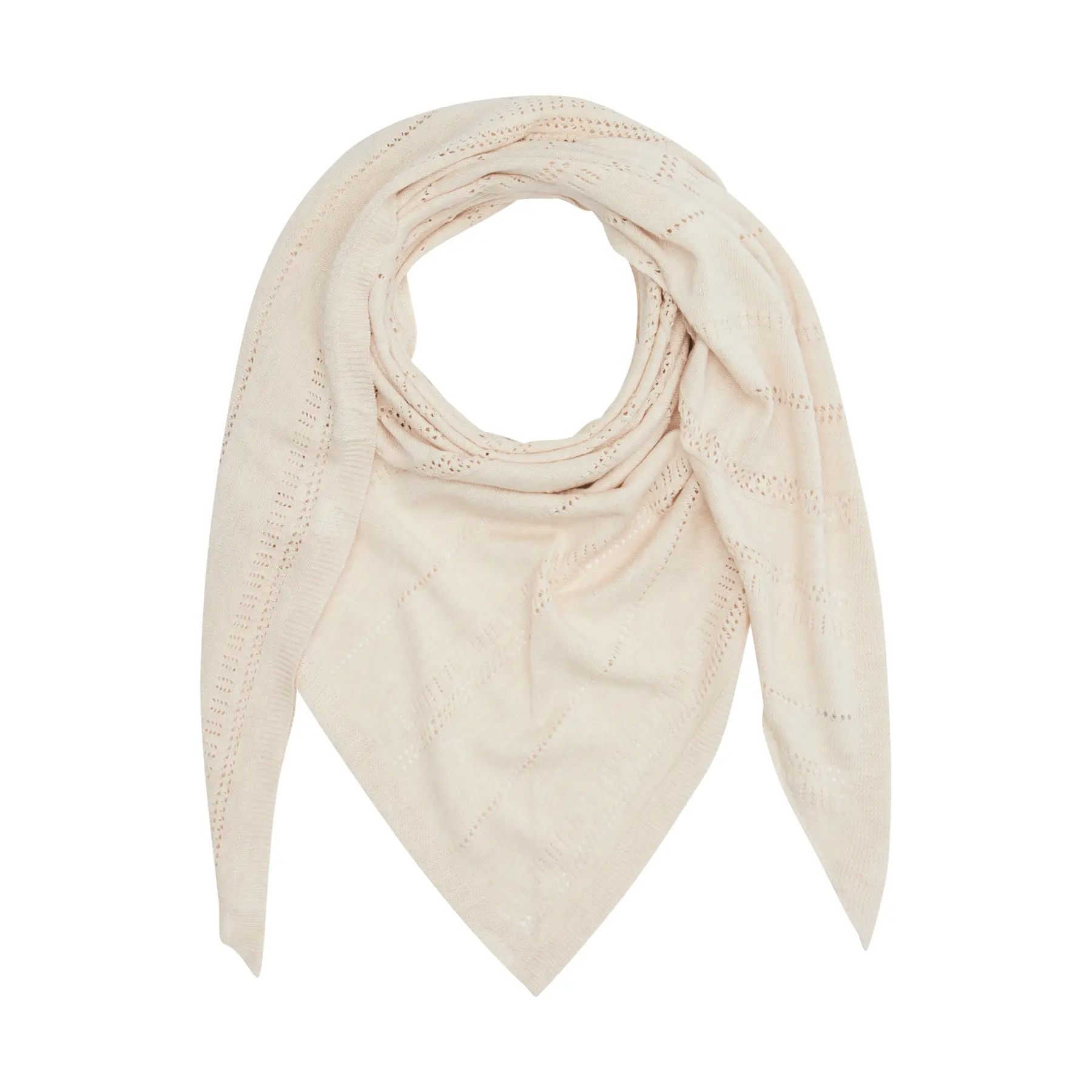 Foulard quadrato in cotone e viscosa misti con motivo ornamentale donna s.Oliver