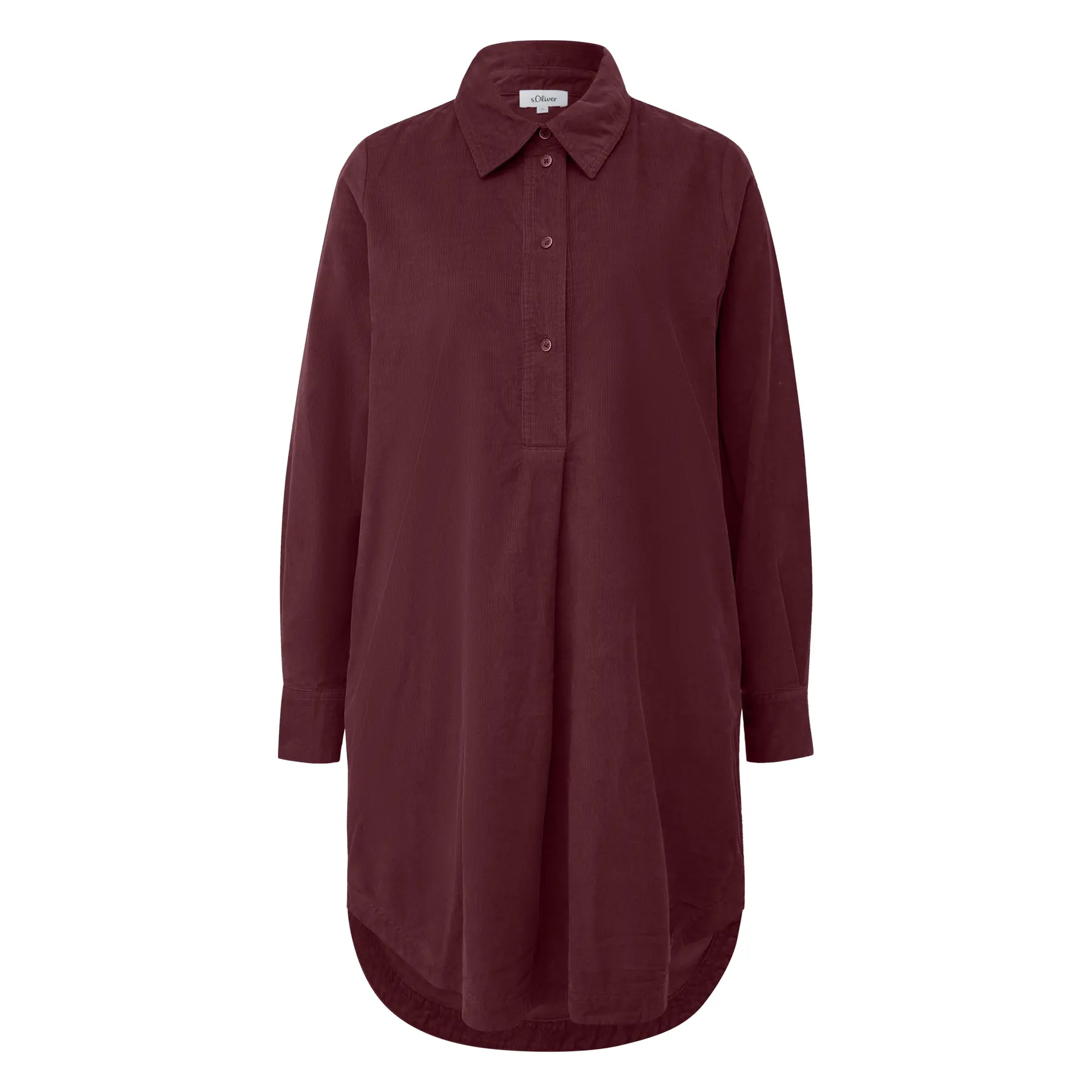 Feinstrickcordkleid mit Kragen für Damen s.Oliver