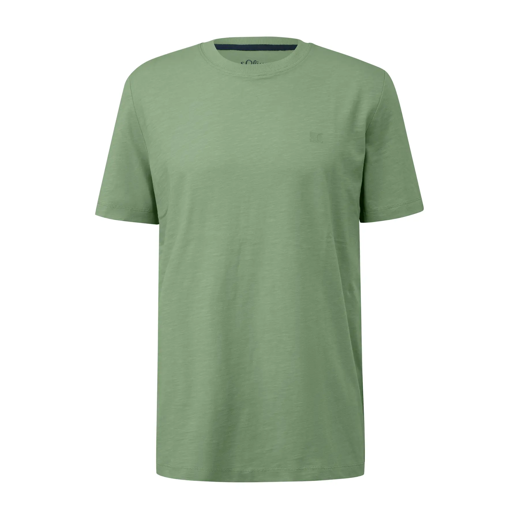 Jersey T-Shirt mit Logo-Detail s.Oliver