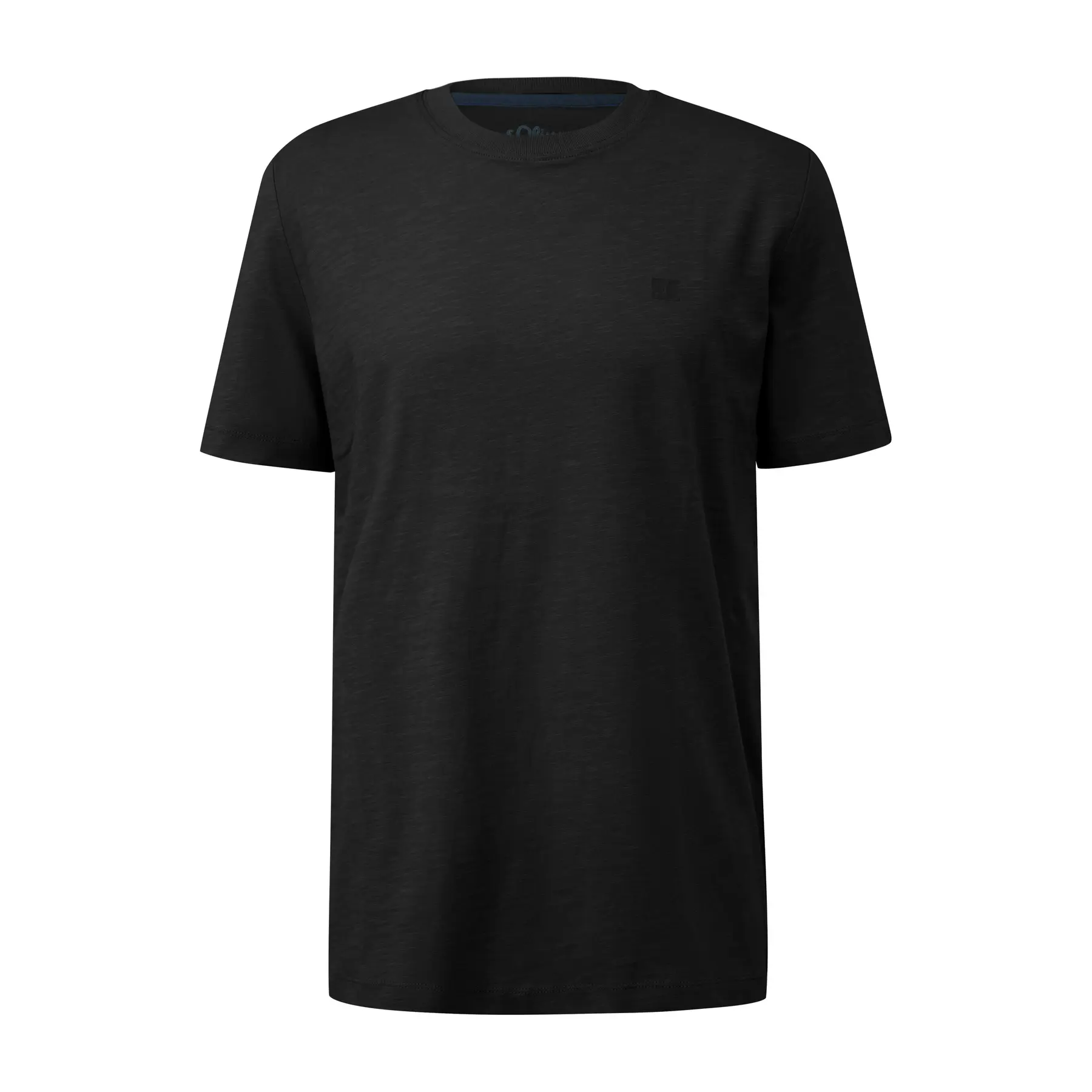 Jersey T-Shirt mit Logo-Detail s.Oliver