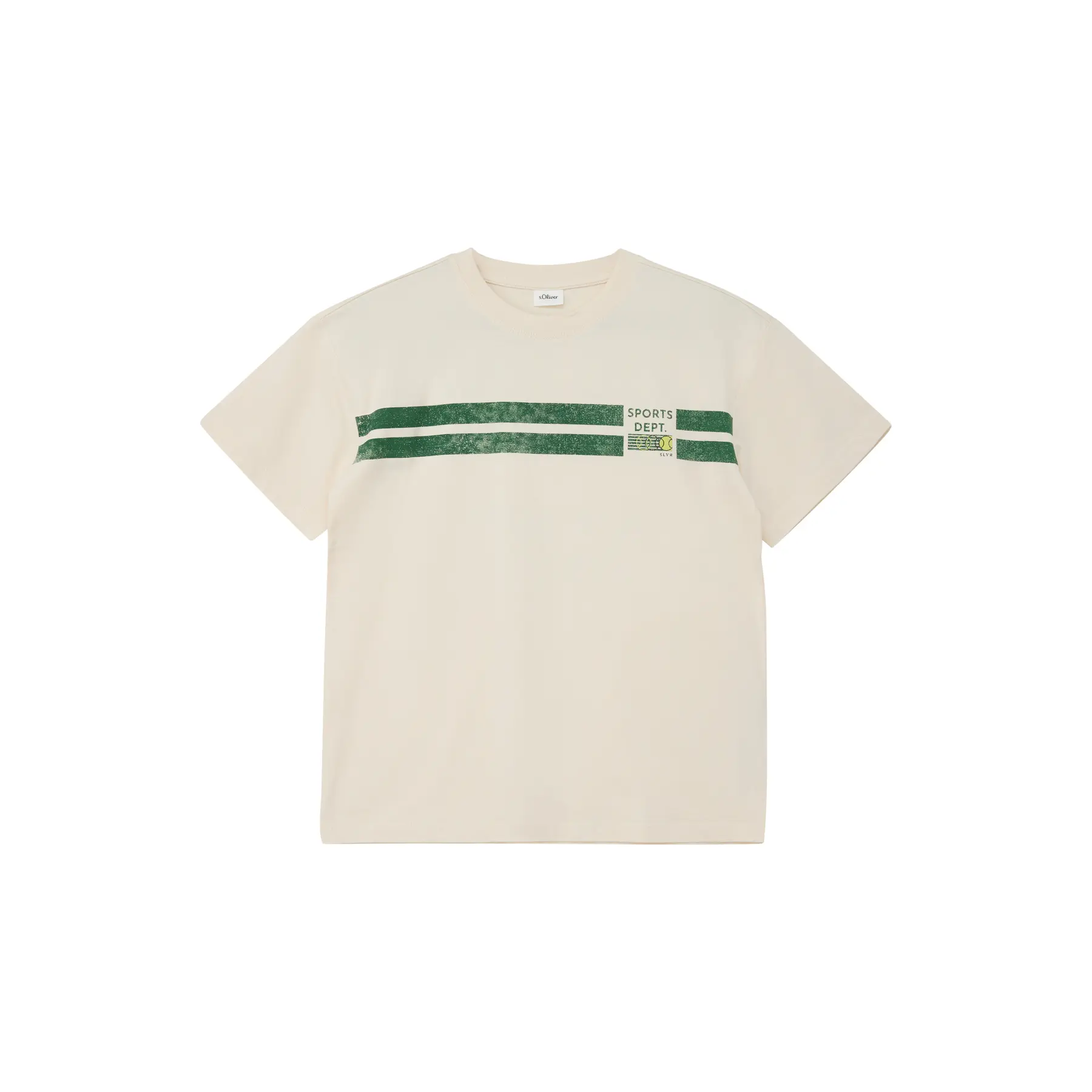 T-shirt oversize con stampa davanti e dietro bambino s.Oliver