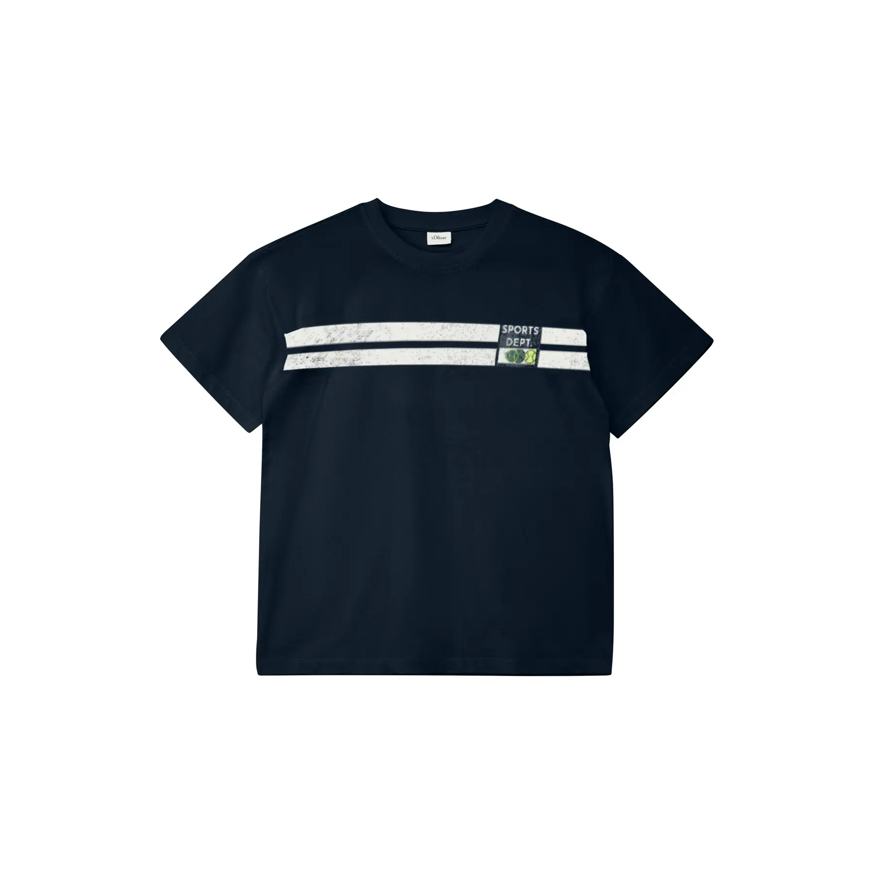 T-shirt oversize con stampa davanti e dietro bambino s.Oliver