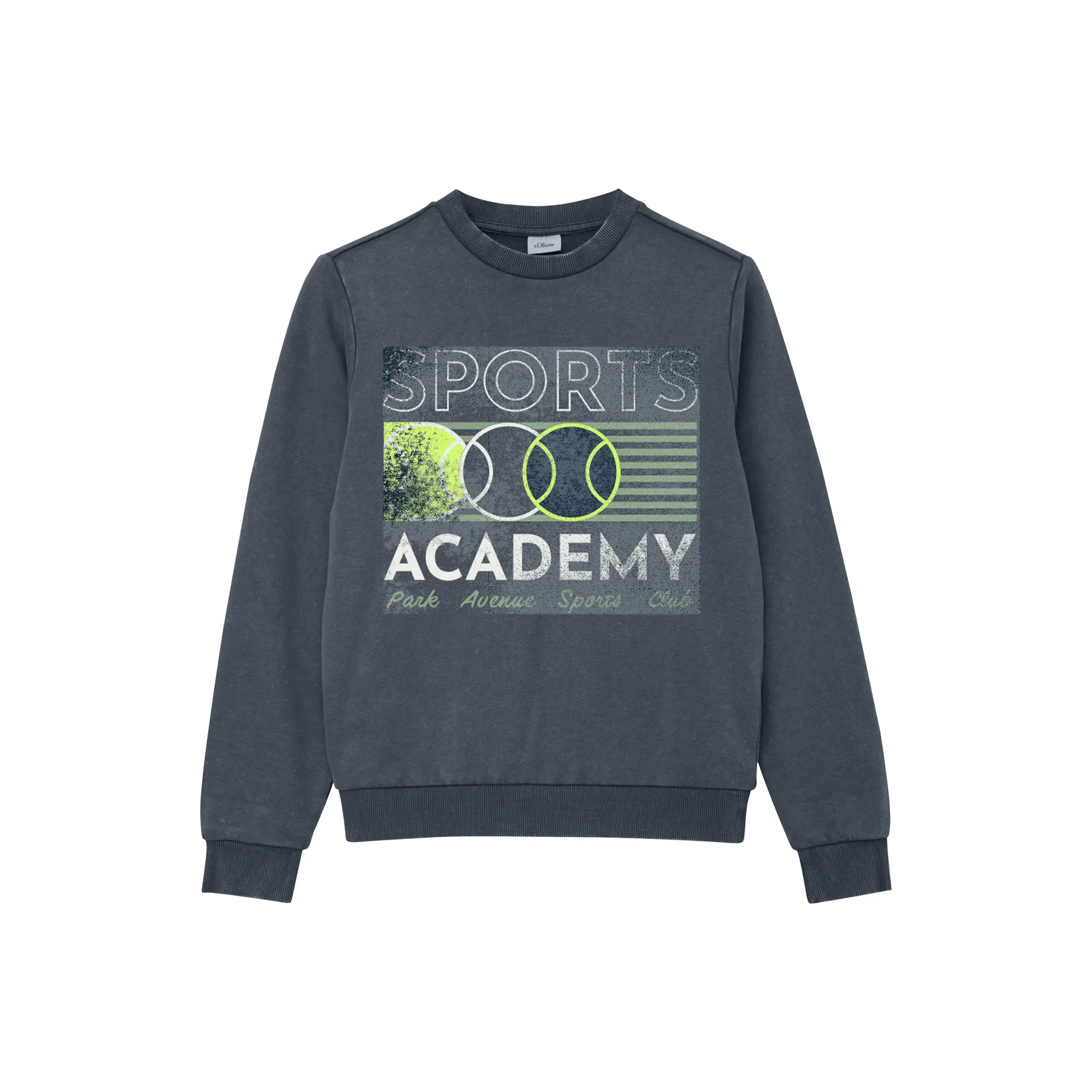 Sweatshirt avec imprimé devant et effet usé enfant s.Oliver Sweatshirt avec imprimé devant et effet usé enfant s.Oliver