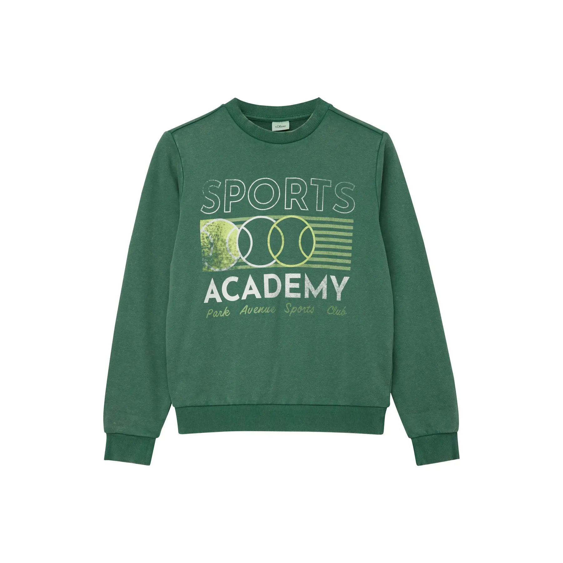 Sweatshirt avec imprimé devant et effet usé enfant s.Oliver Sweatshirt avec imprimé devant et effet usé enfant s.Oliver