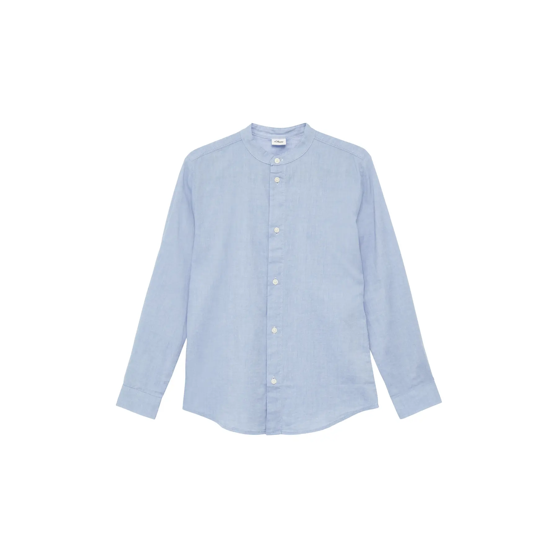 Chemise en chambray avec col montant enfant s.Oliver Chemise en chambray avec col montant enfant s.Oliver