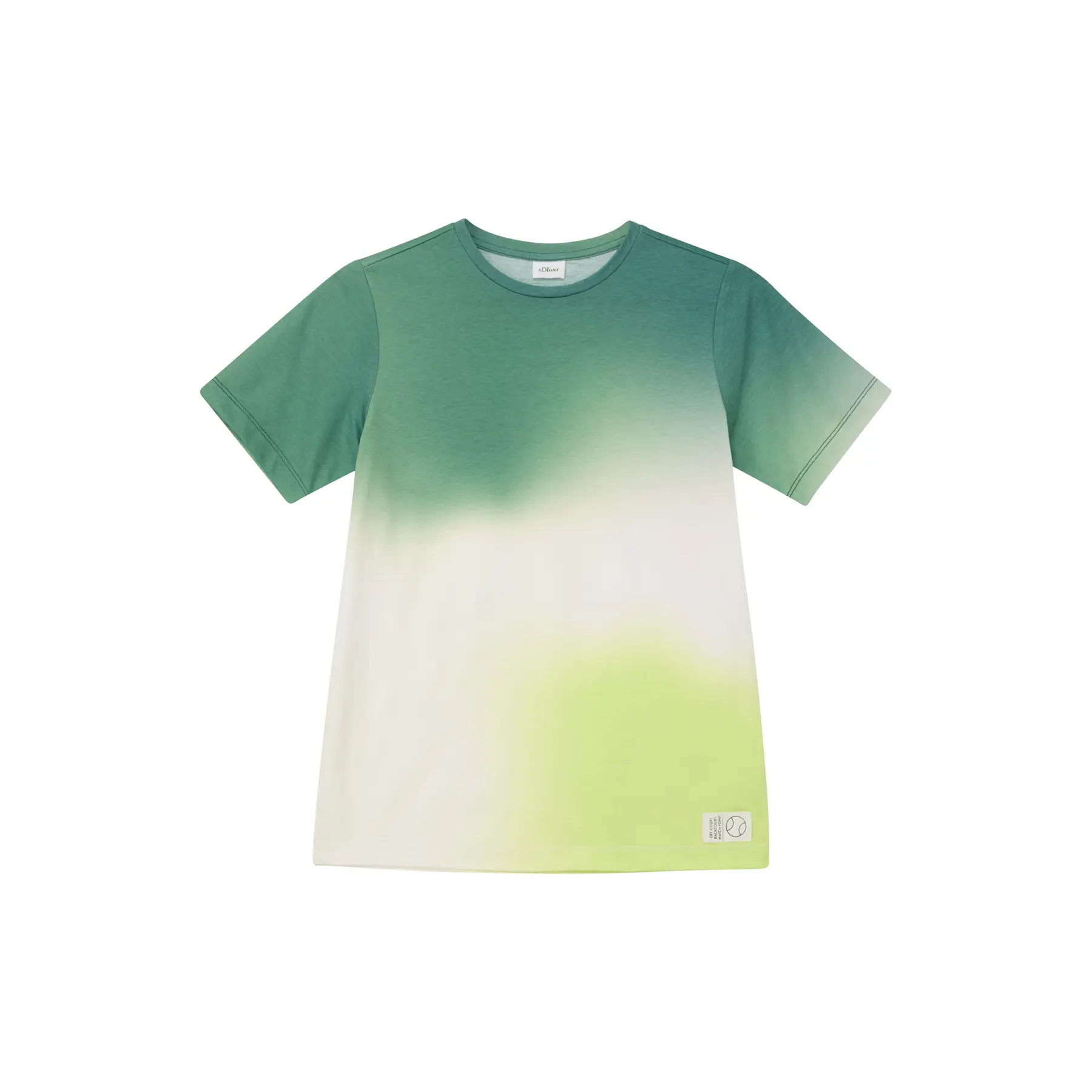 T-shirt con stampa a sublimazione e patch logo bambino s.Oliver