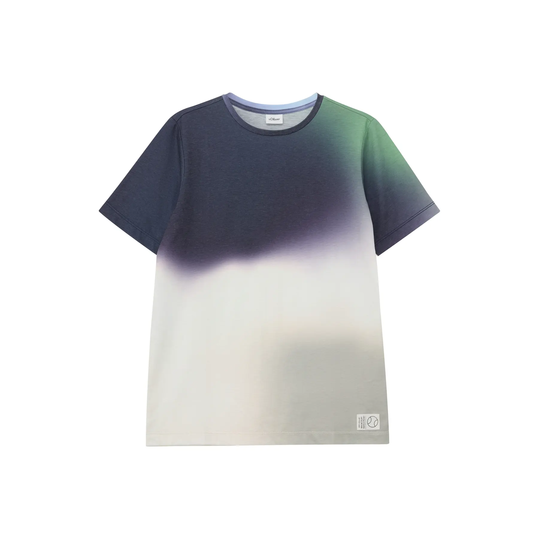 T-shirt con stampa a sublimazione e patch logo bambino s.Oliver