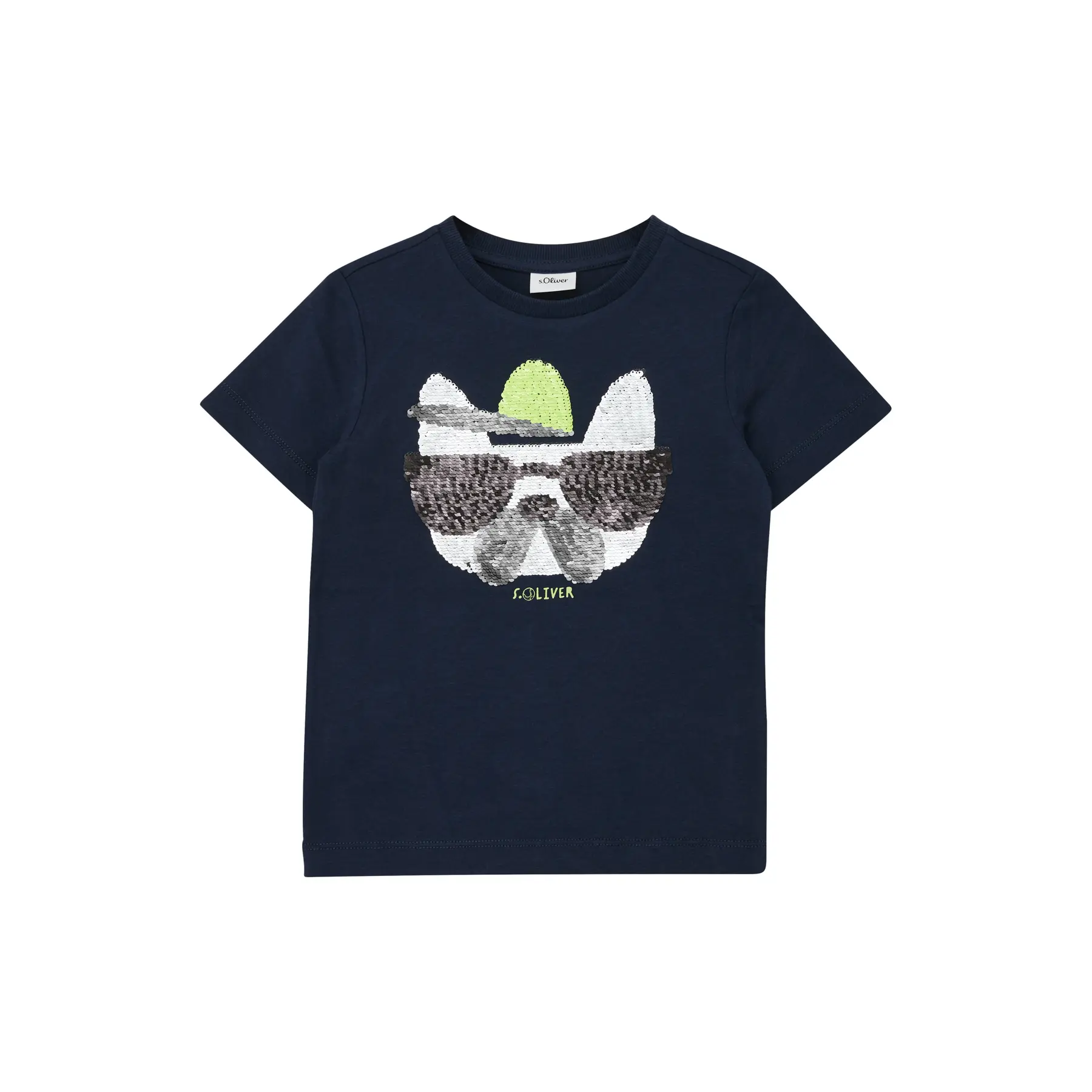 T-shirt con paillettes reversibili e dettaglio stampato bambino s.Oliver