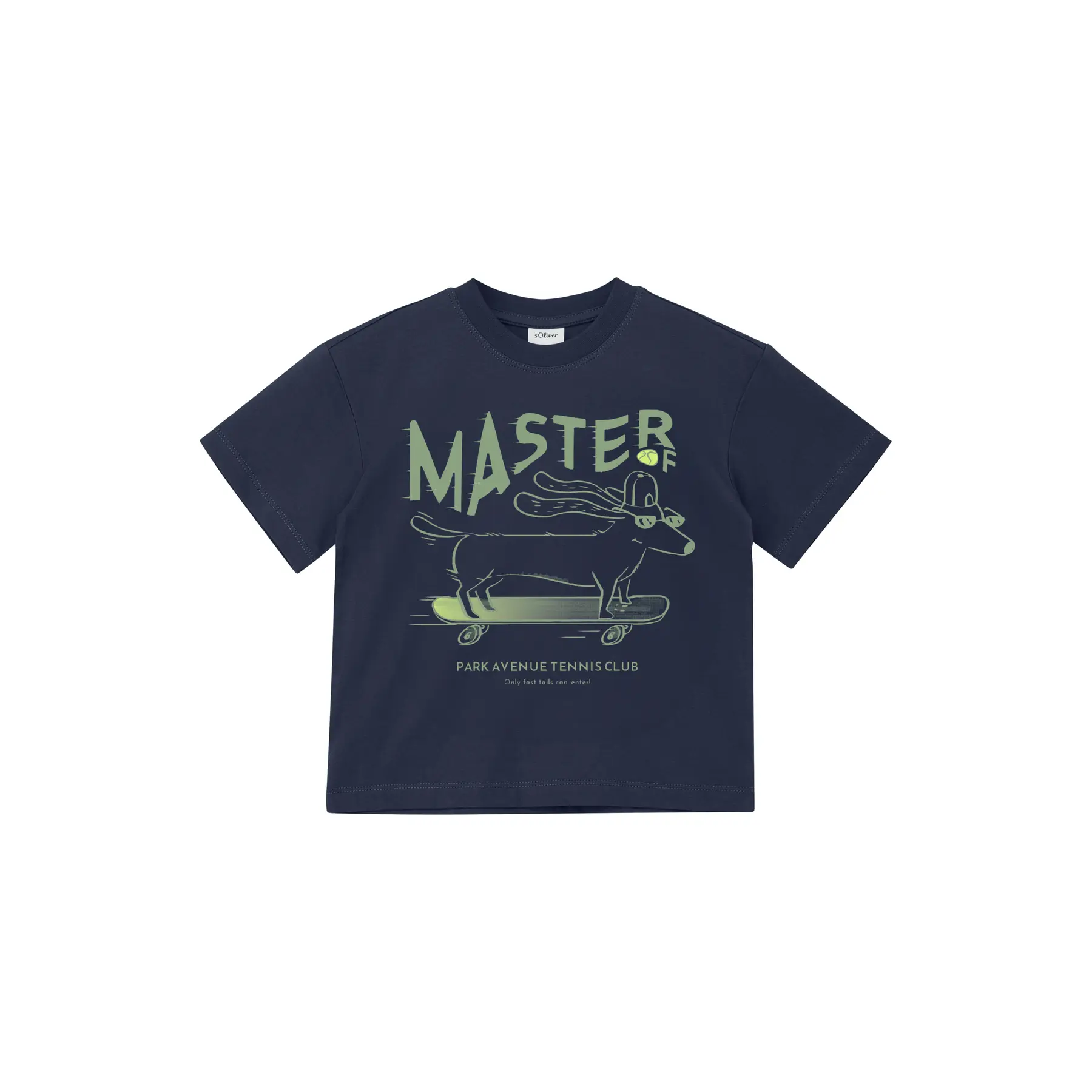 Oversized T-shirt met print aan de voorkant en brede mouwen kind s.Oliver