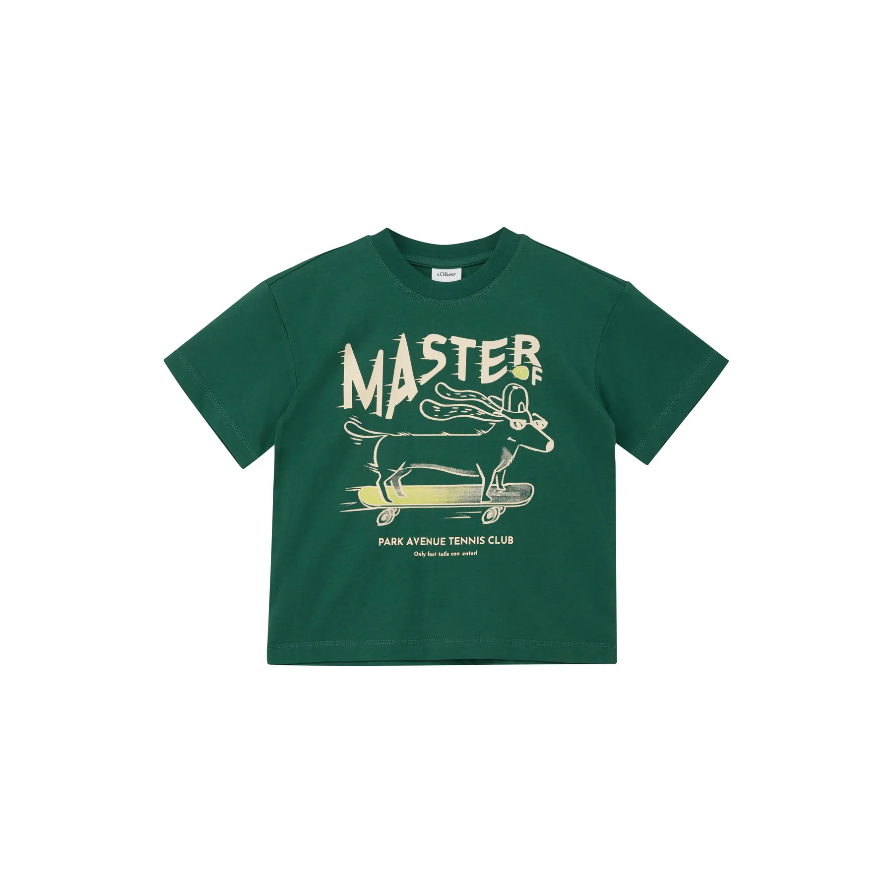 Oversized T-shirt met print aan de voorkant en brede mouwen kind s.Oliver