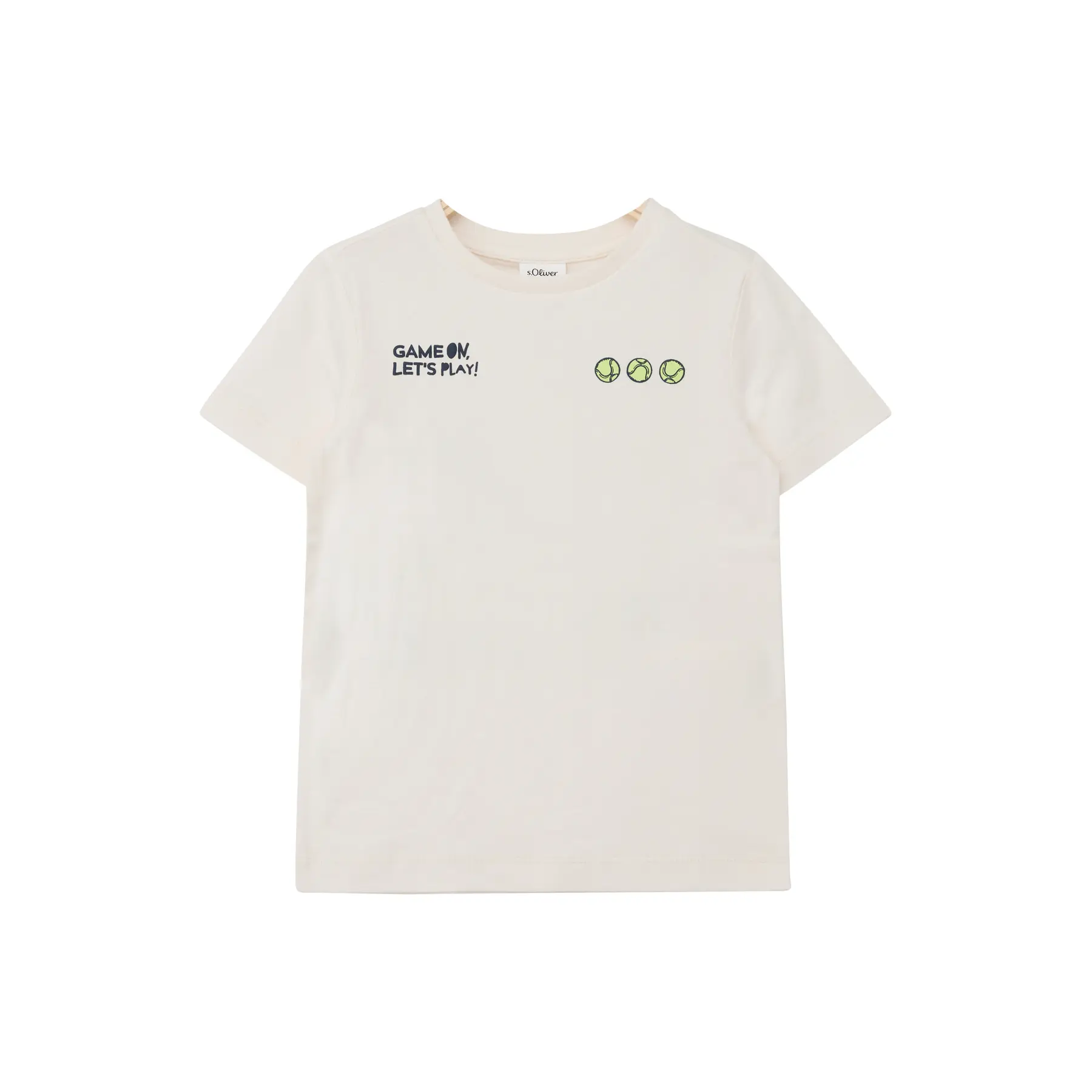 T-shirt met print aan de voorkant en achterkant kind s.Oliver