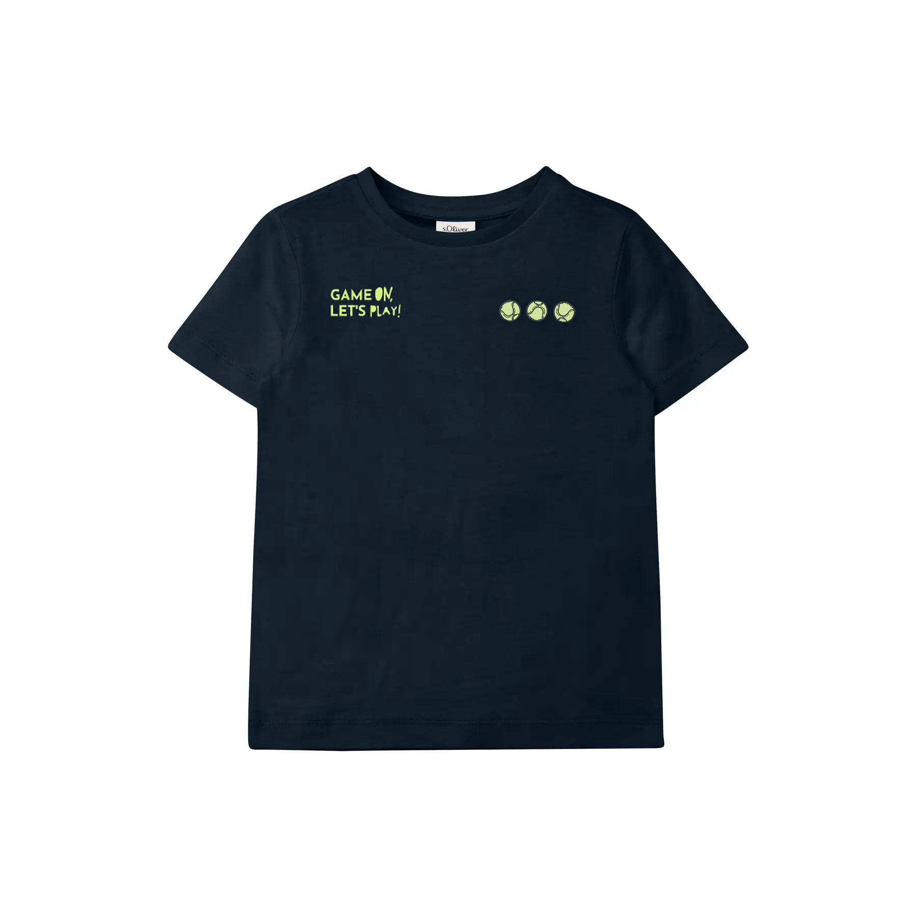 T-shirt con stampa davanti e dietro bambino s.Oliver