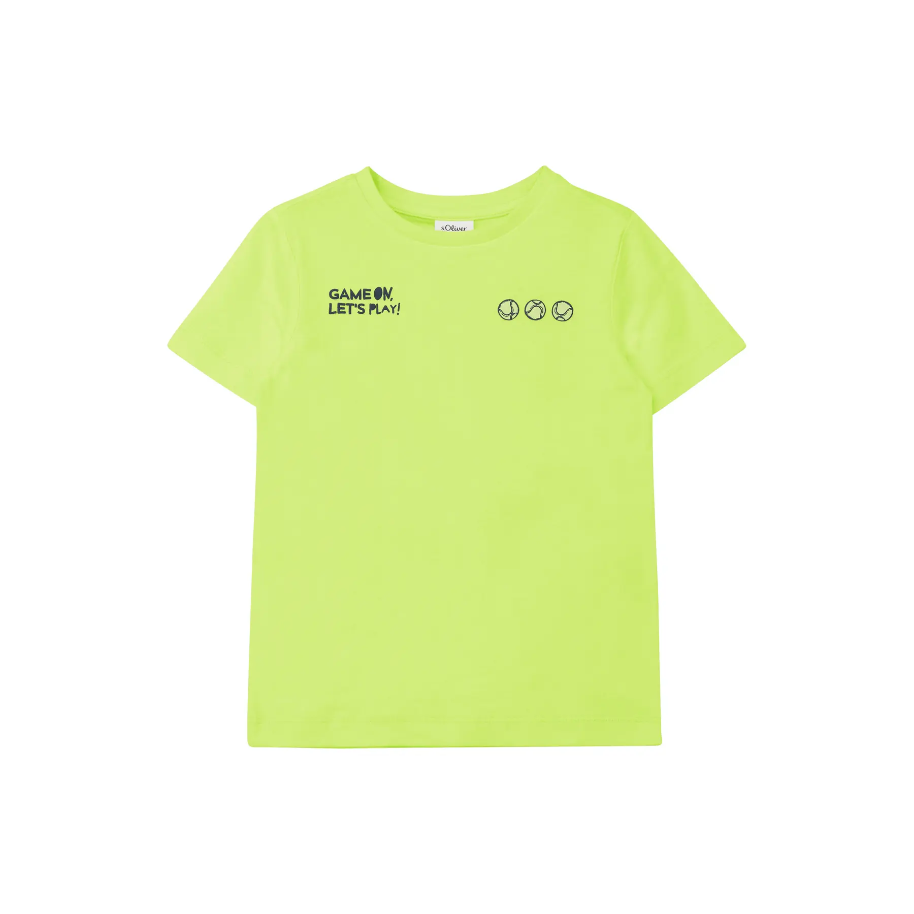 T-shirt con stampa davanti e dietro bambino s.Oliver