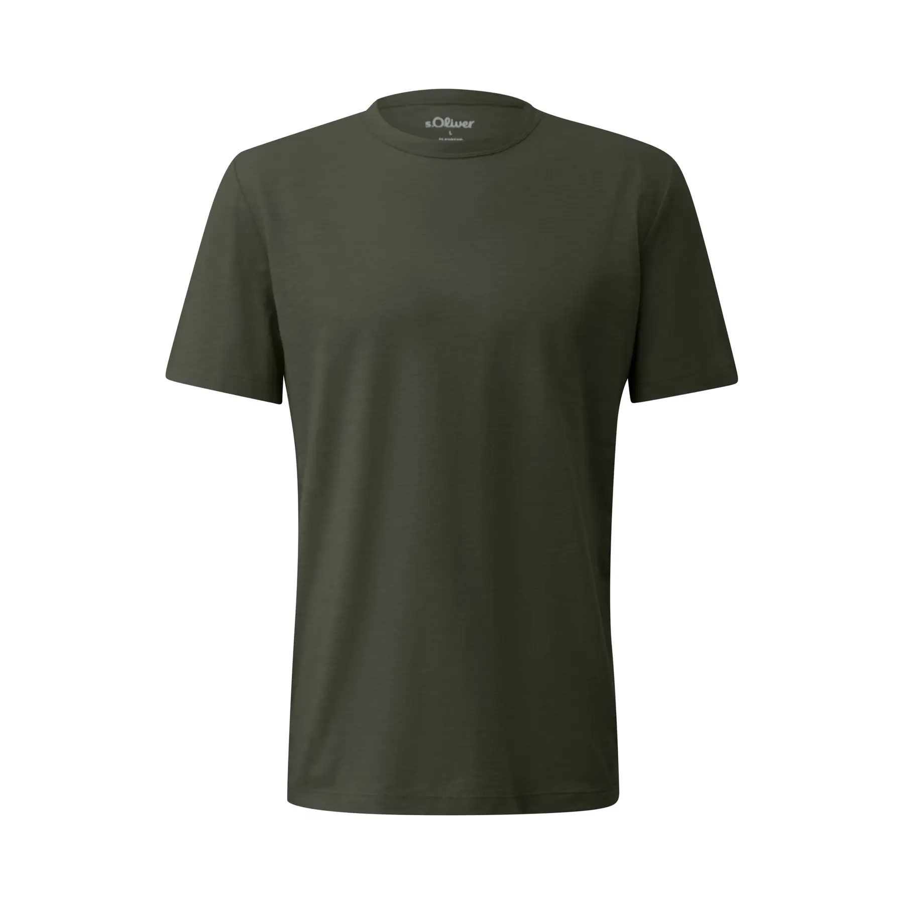 T-shirt in jersey di cotone misto morbido con dettaglio logo s.Oliver