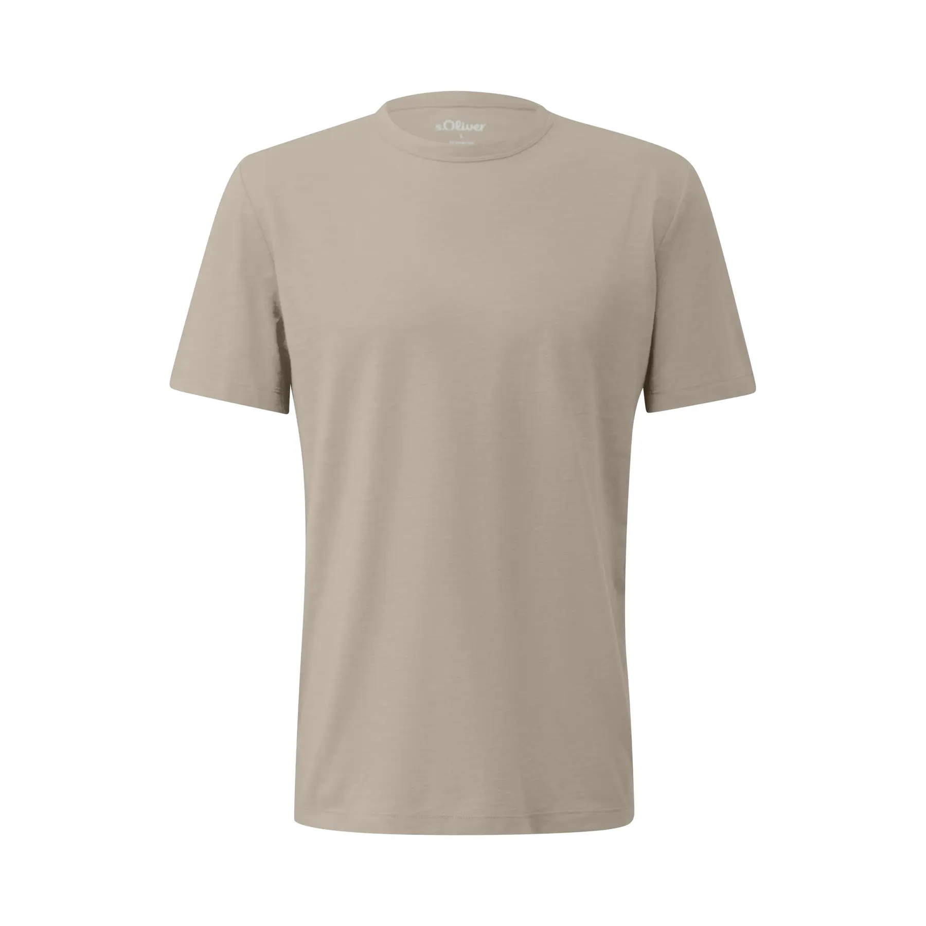 T-shirt in jersey di cotone misto morbido con dettaglio logo s.Oliver