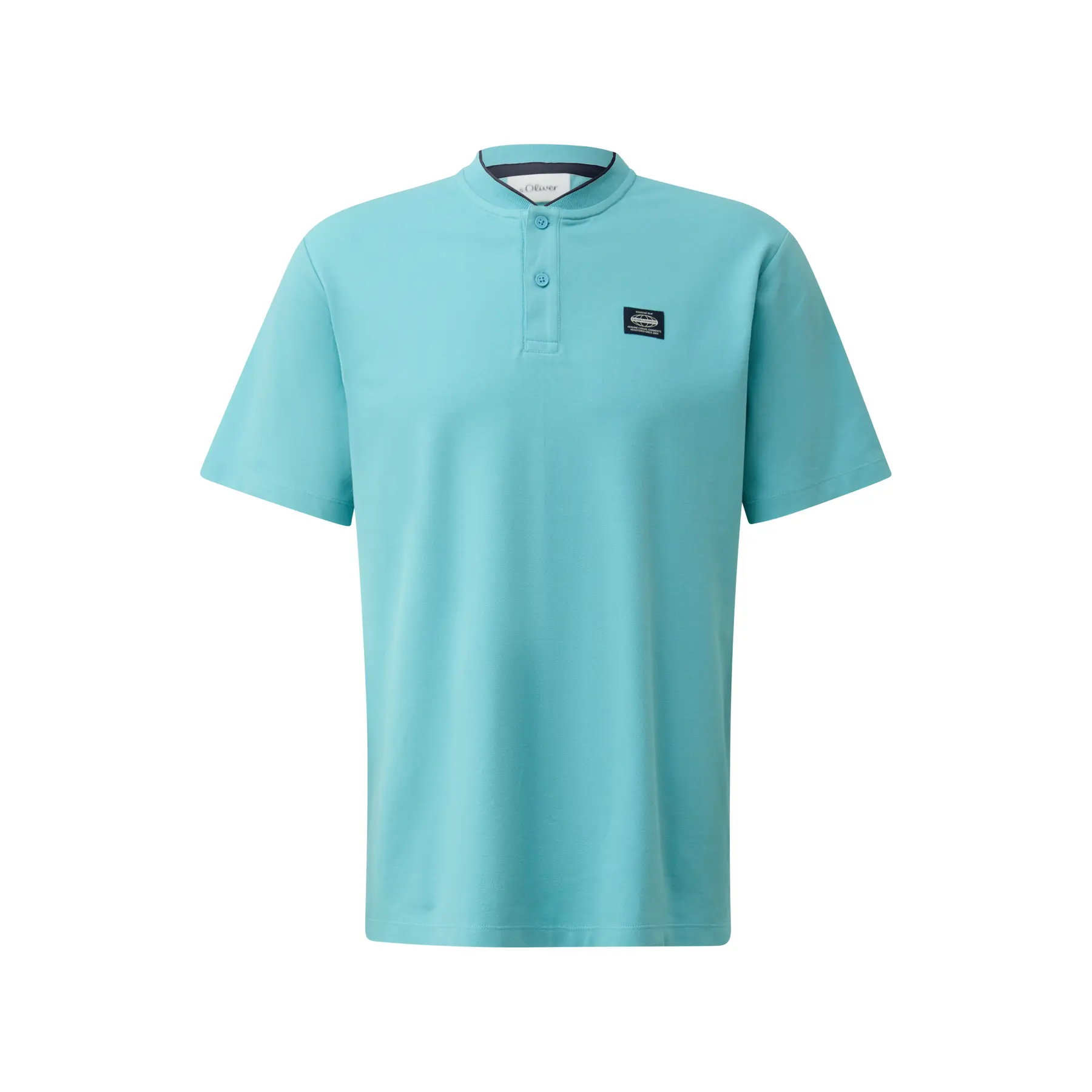 Polo in cotone misto con struttura a costine s.Oliver