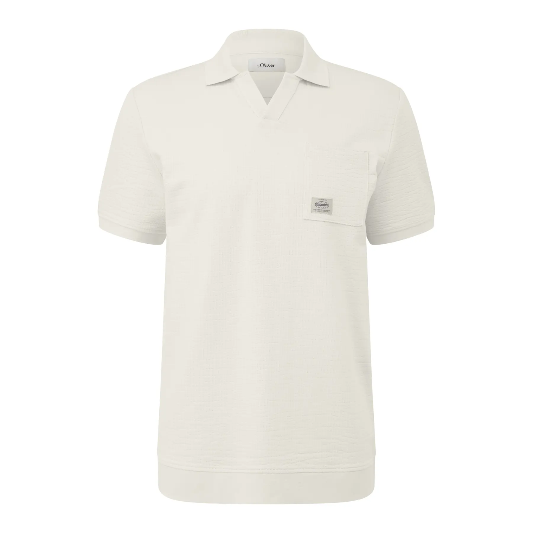 Polo Strutturato in Cotone Misto s.Oliver