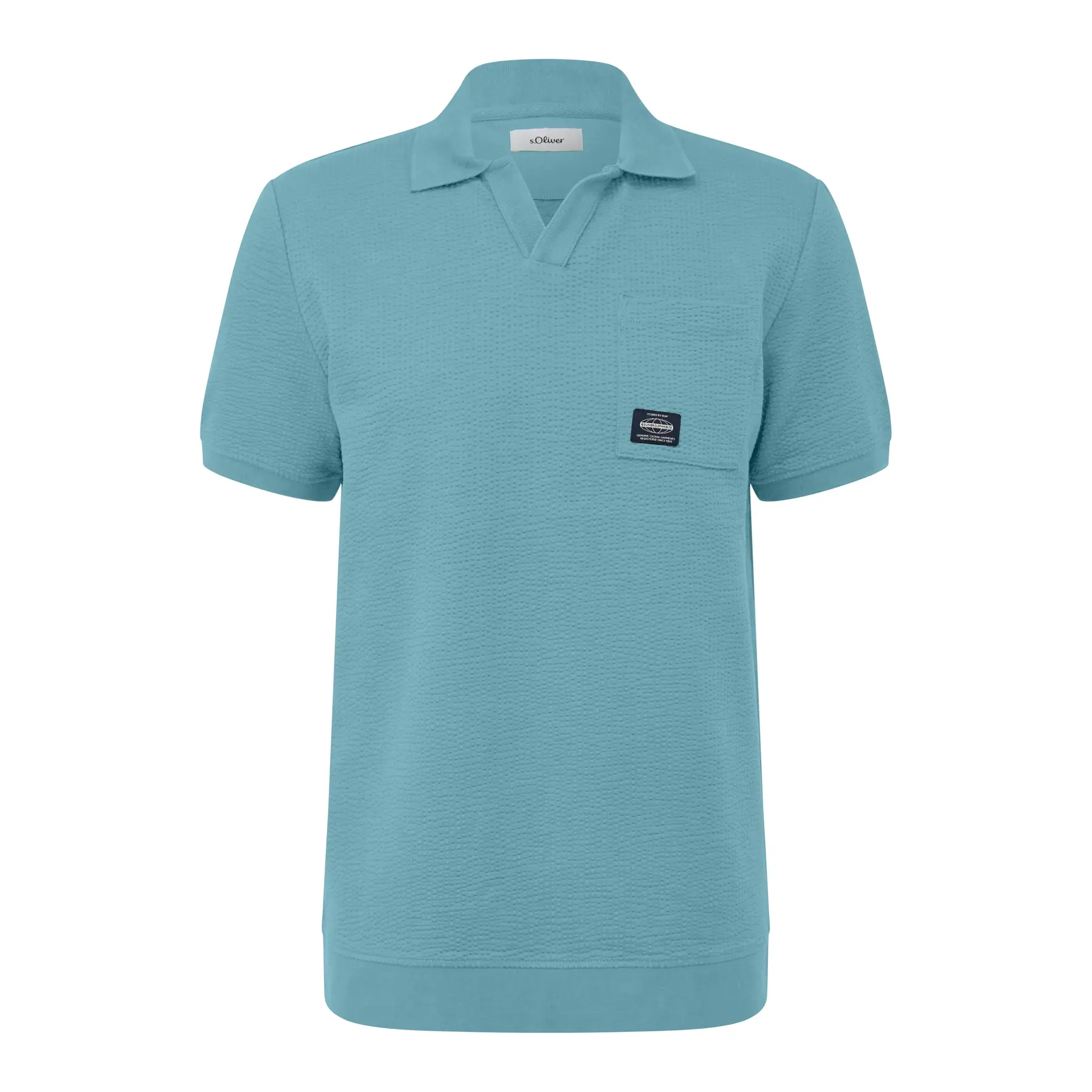 Polo Strutturato in Cotone Misto s.Oliver