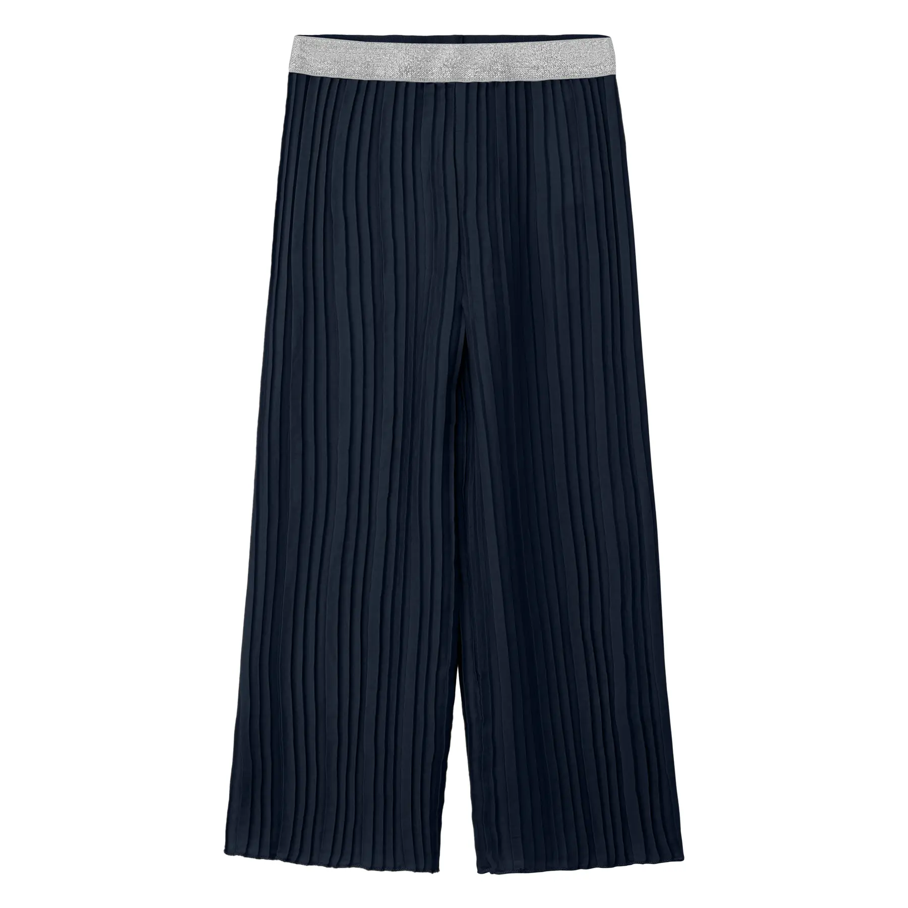 Pantalon plissé Regular Fit High Rise Wide Leg taille élastique fille s.Oliver