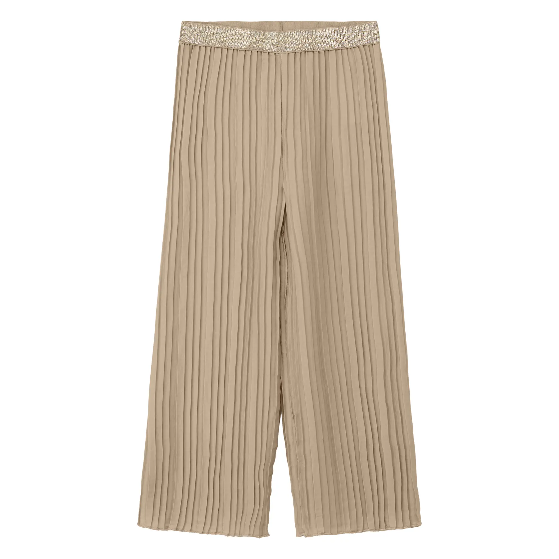 Pantalon plissé Regular Fit High Rise Wide Leg taille élastique fille s.Oliver