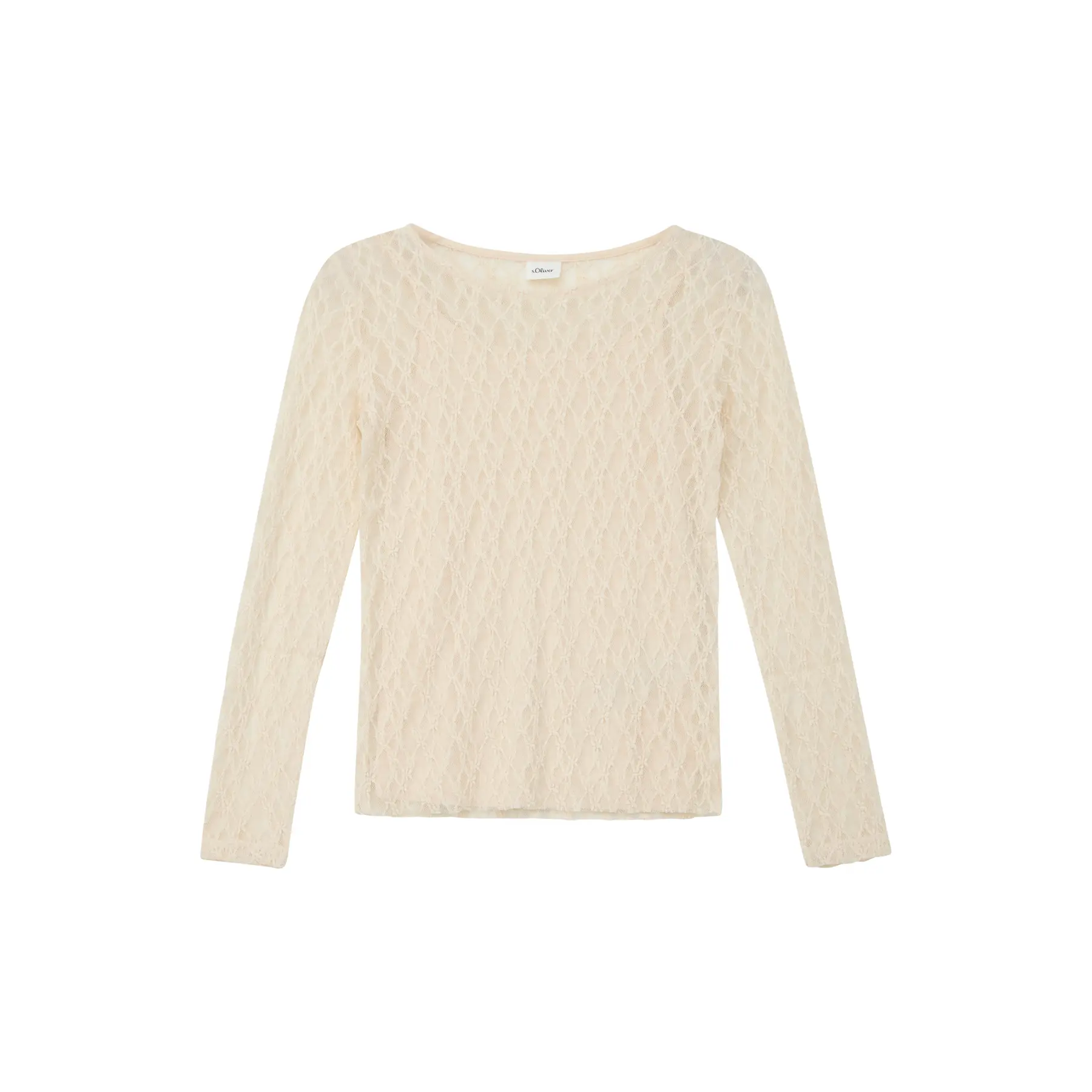 Langarmshirt aus elastischer Spitze im 2-in-1-Effekt Mädchen s.Oliver
