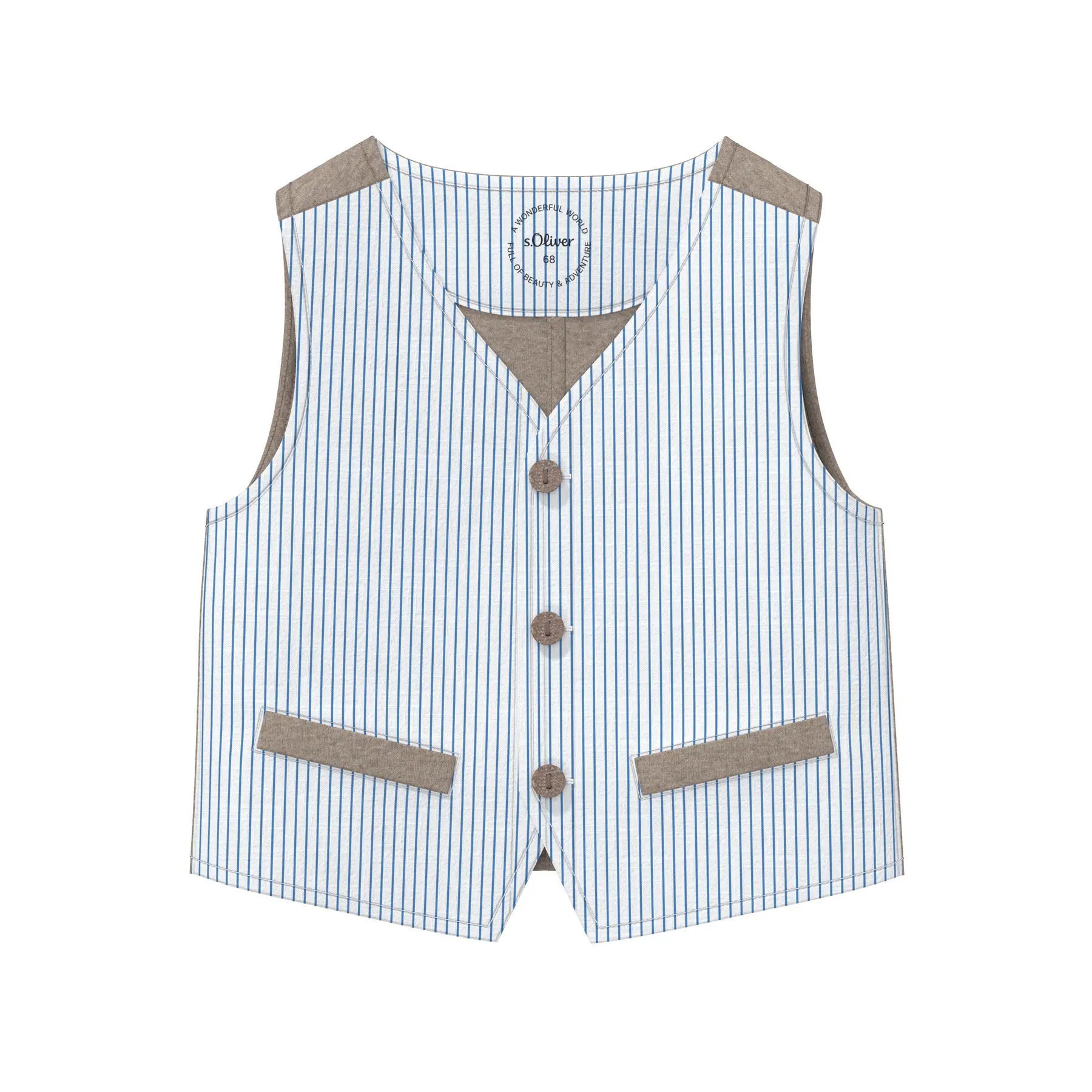 Gilet de fête en mix de matières bébé s.Oliver
