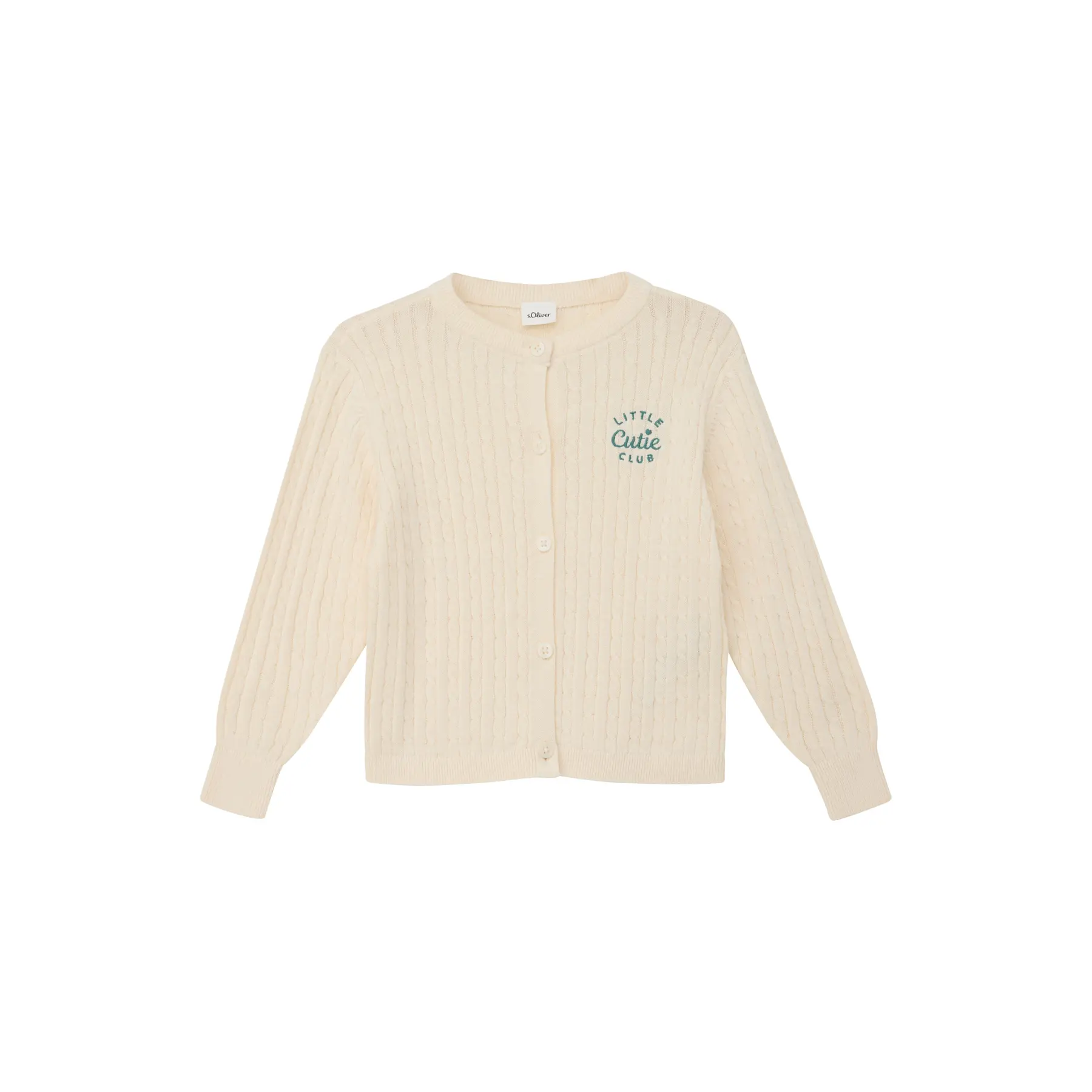 Cardigan Loose Fit en maille torsadée fille s.Oliver