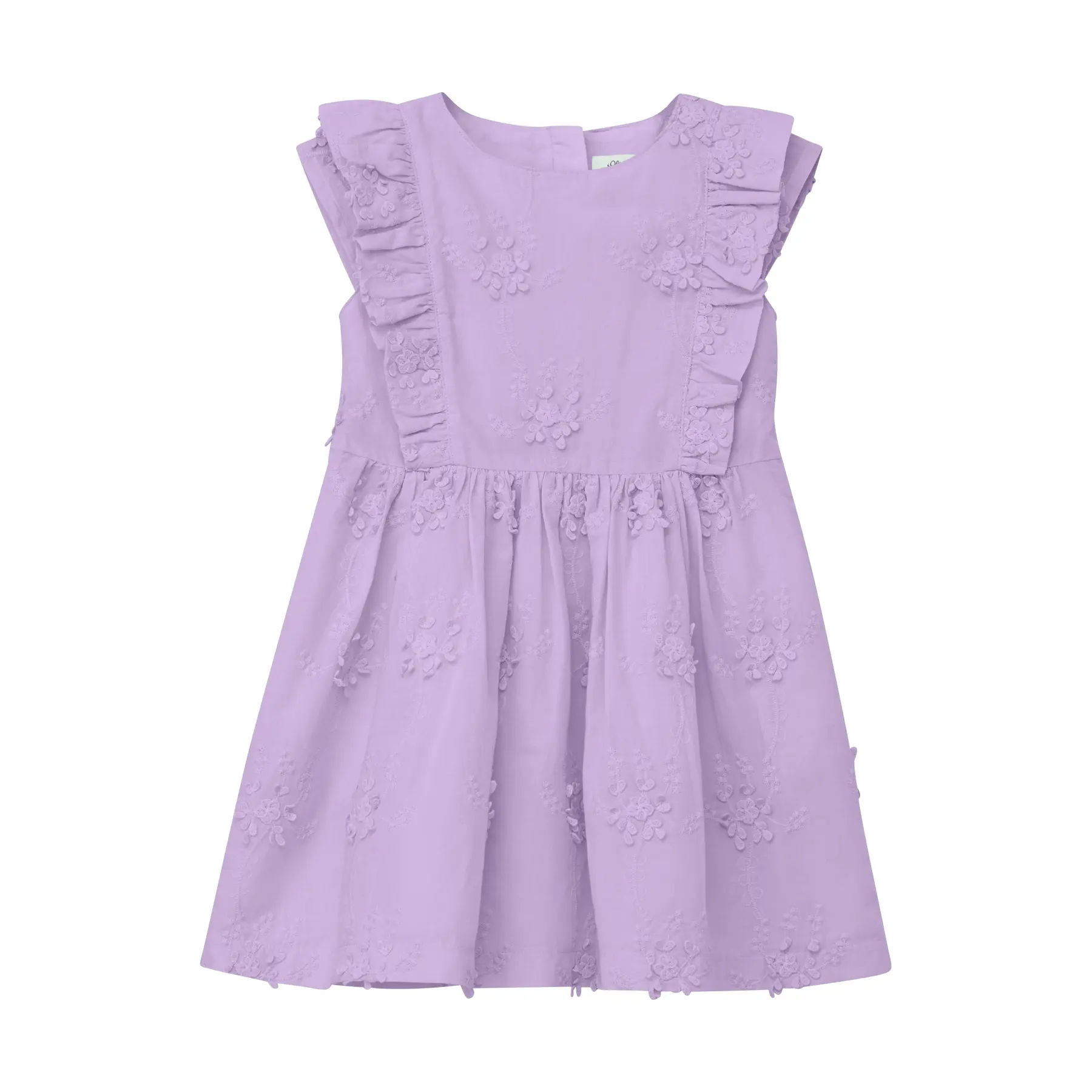 Robe courte à manches papillon avec broderie florale fille s.Oliver