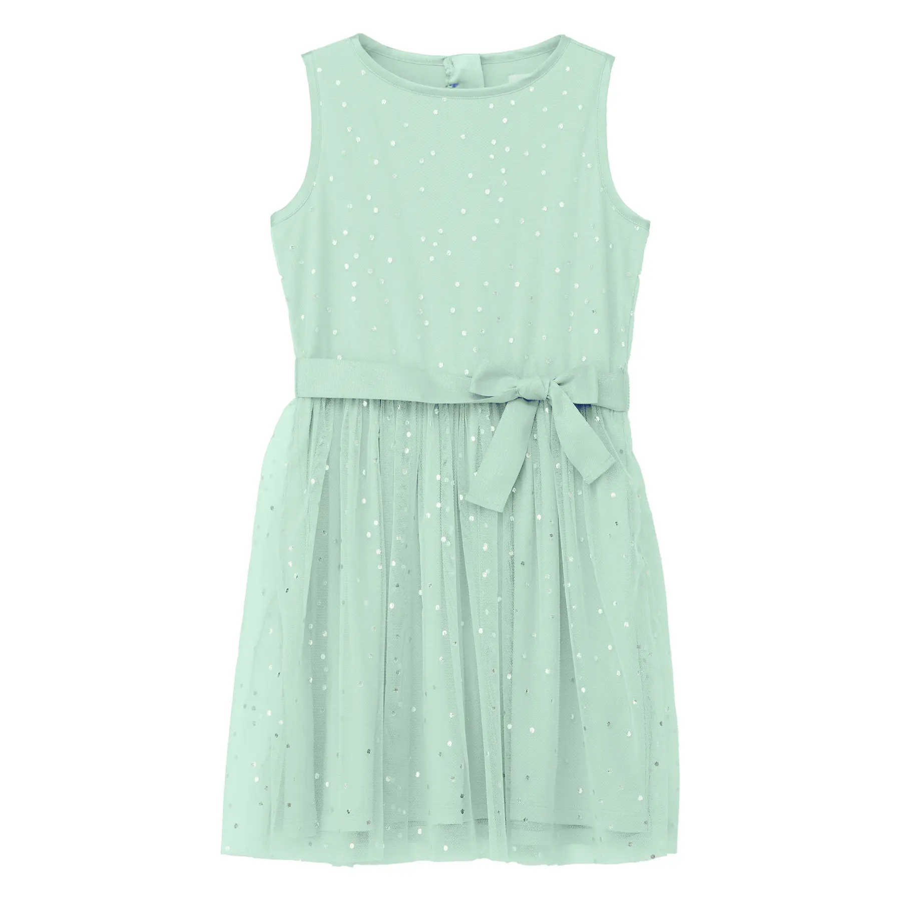 Robe courte avec imprimé all-over et ceinture fille s.Oliver