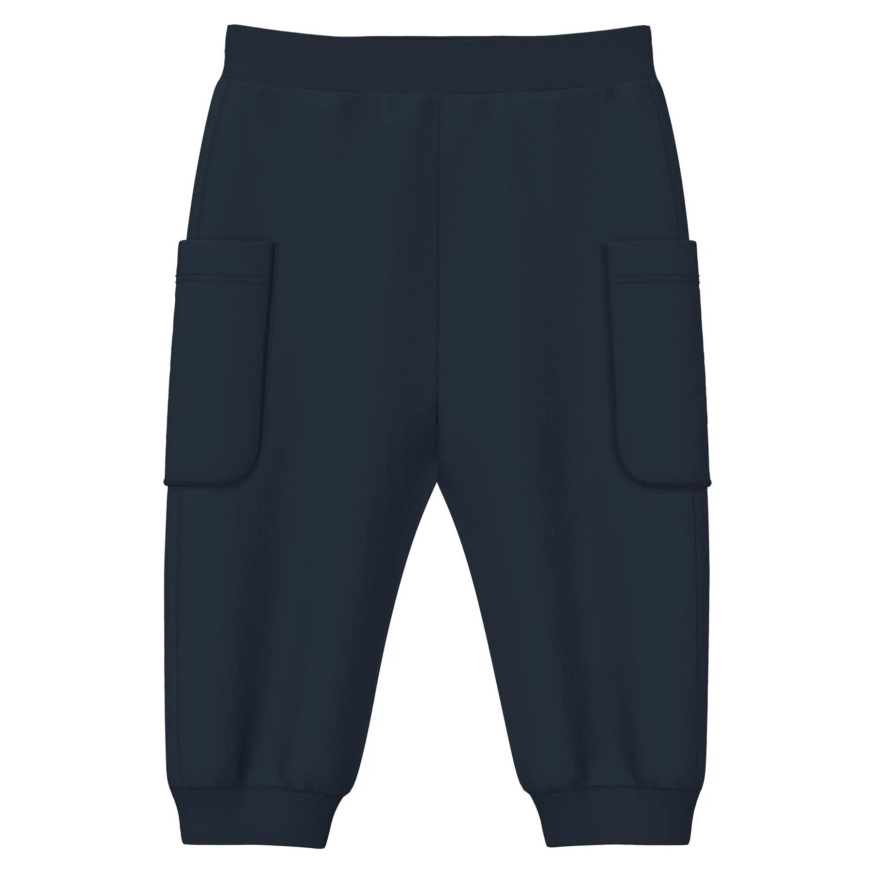 Weicher Baumwoll-Mischstoff Jogginghose mit Rippbund für Babys s.Oliver