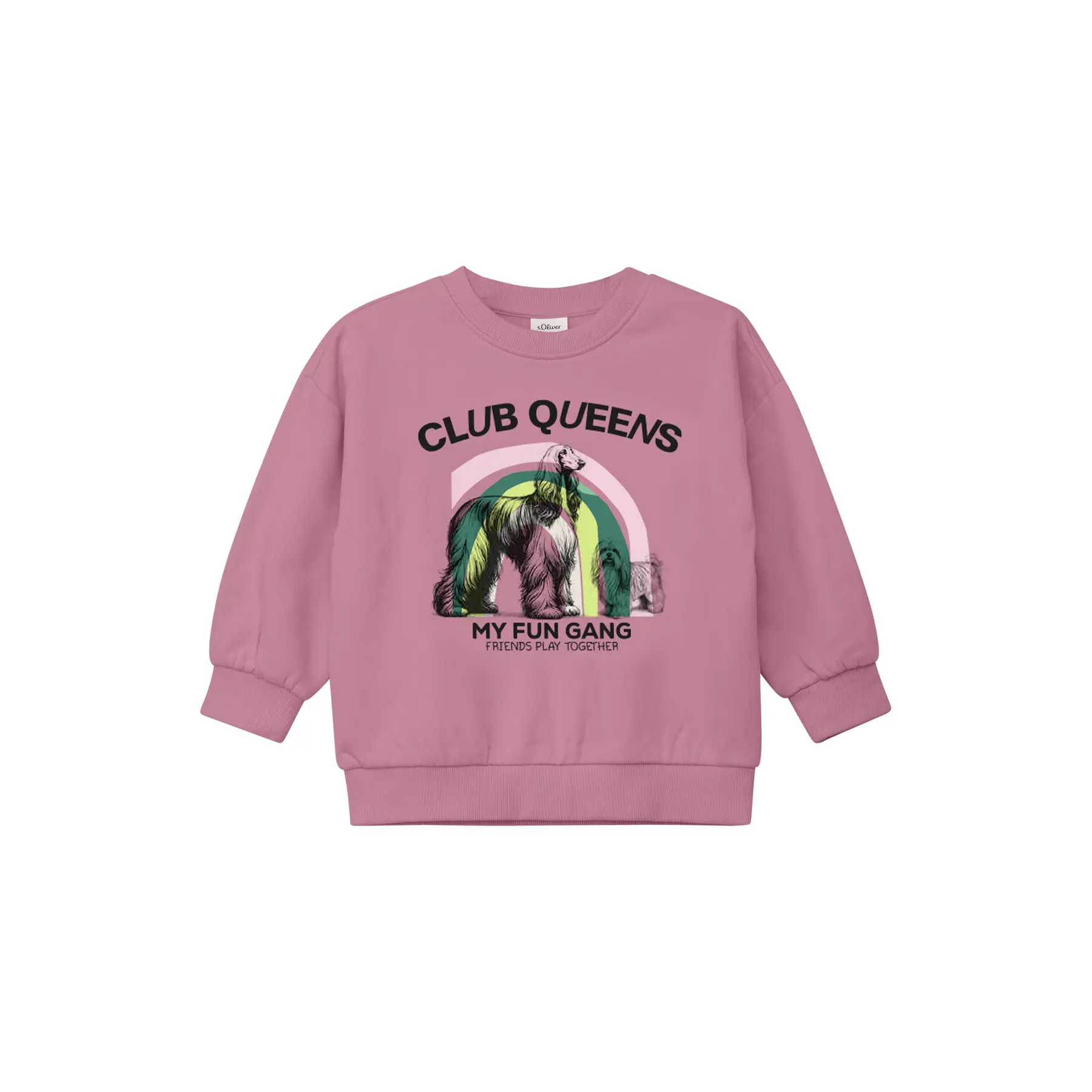 Oversize Sweatshirt mit Schaumdruck Mädchen s.Oliver