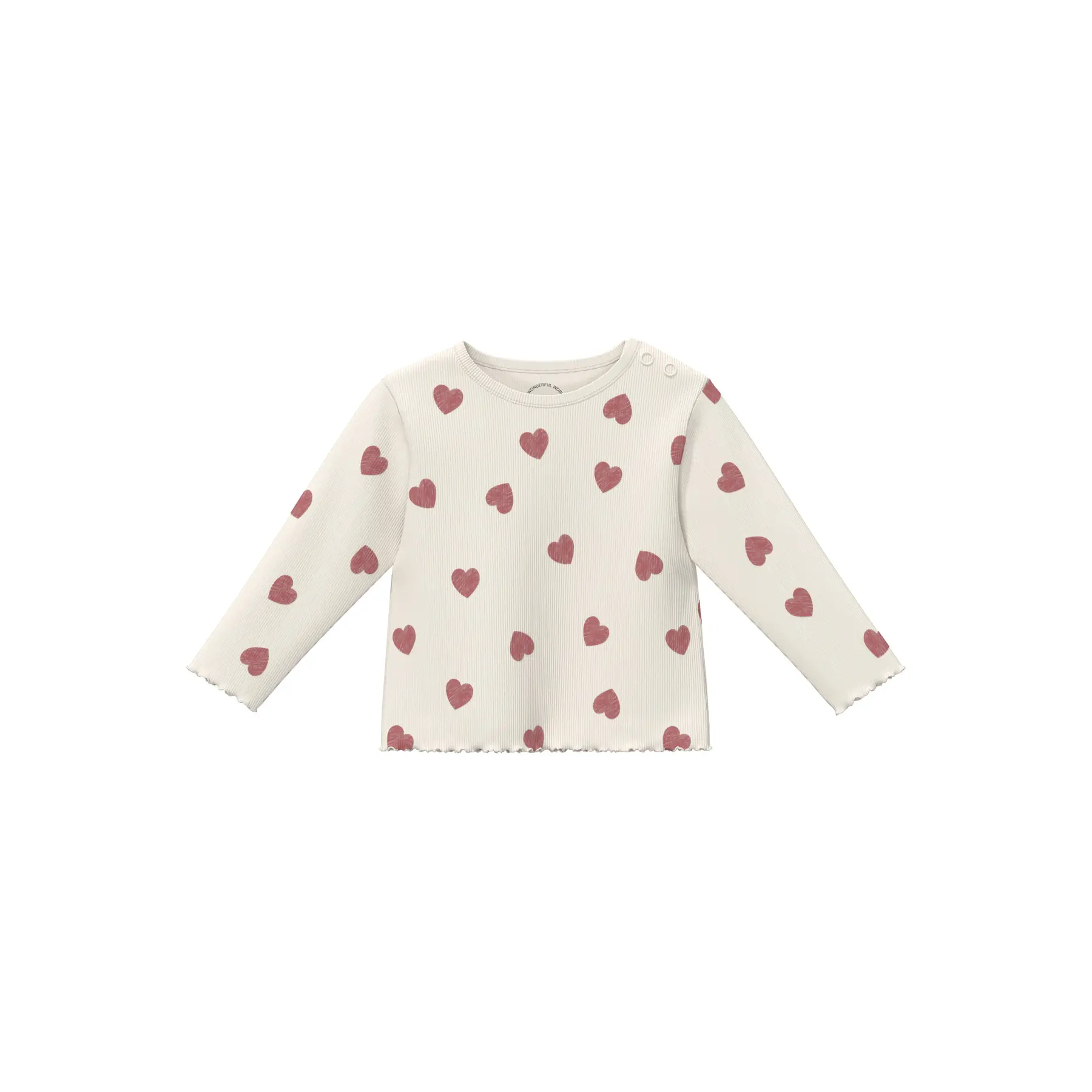 Langarmshirt mit Allover-Print und Druckknöpfen für Babys s.Oliver