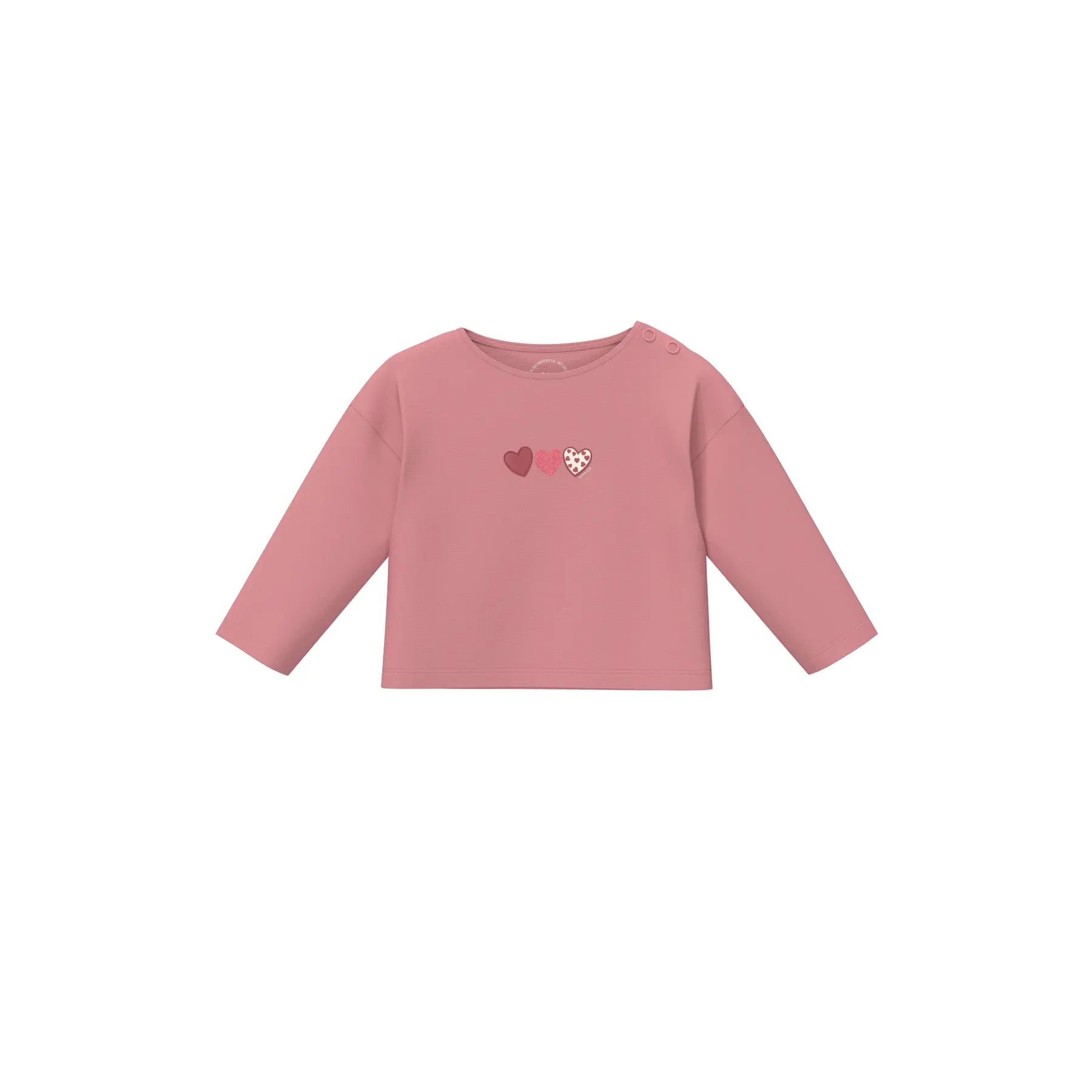 Unisex T-shirt met casual snit met artwork en drukknoopjes voor baby's s.Oliver