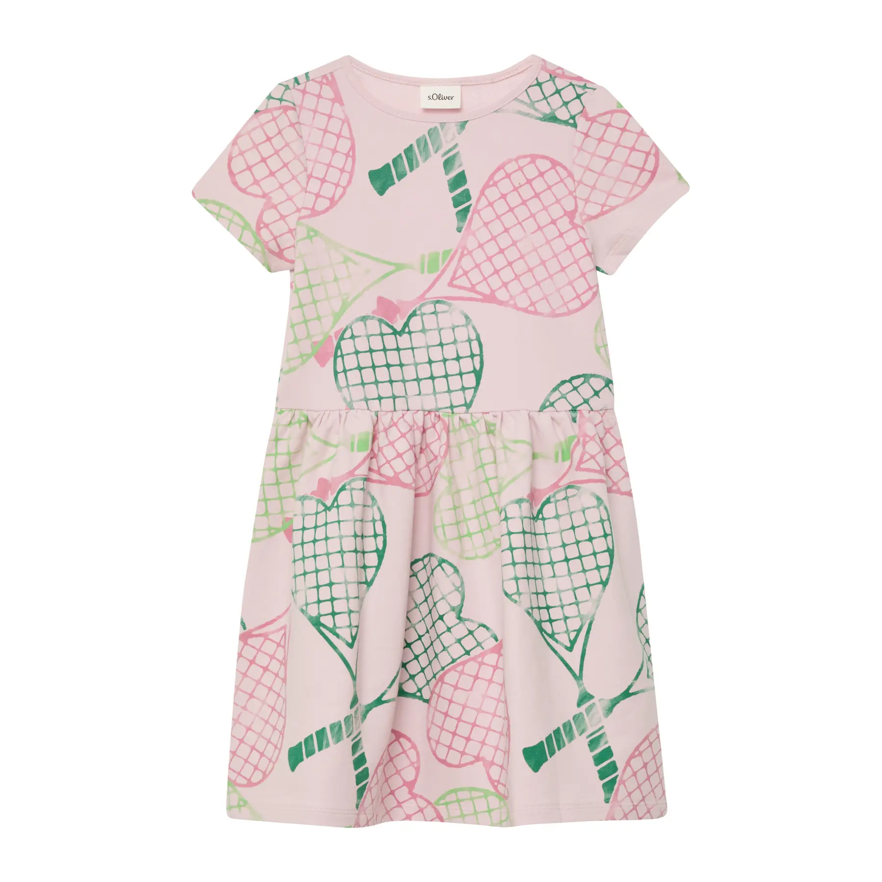 Robe courte en felpa léger avec imprimé all-over bébé fille s.Oliver