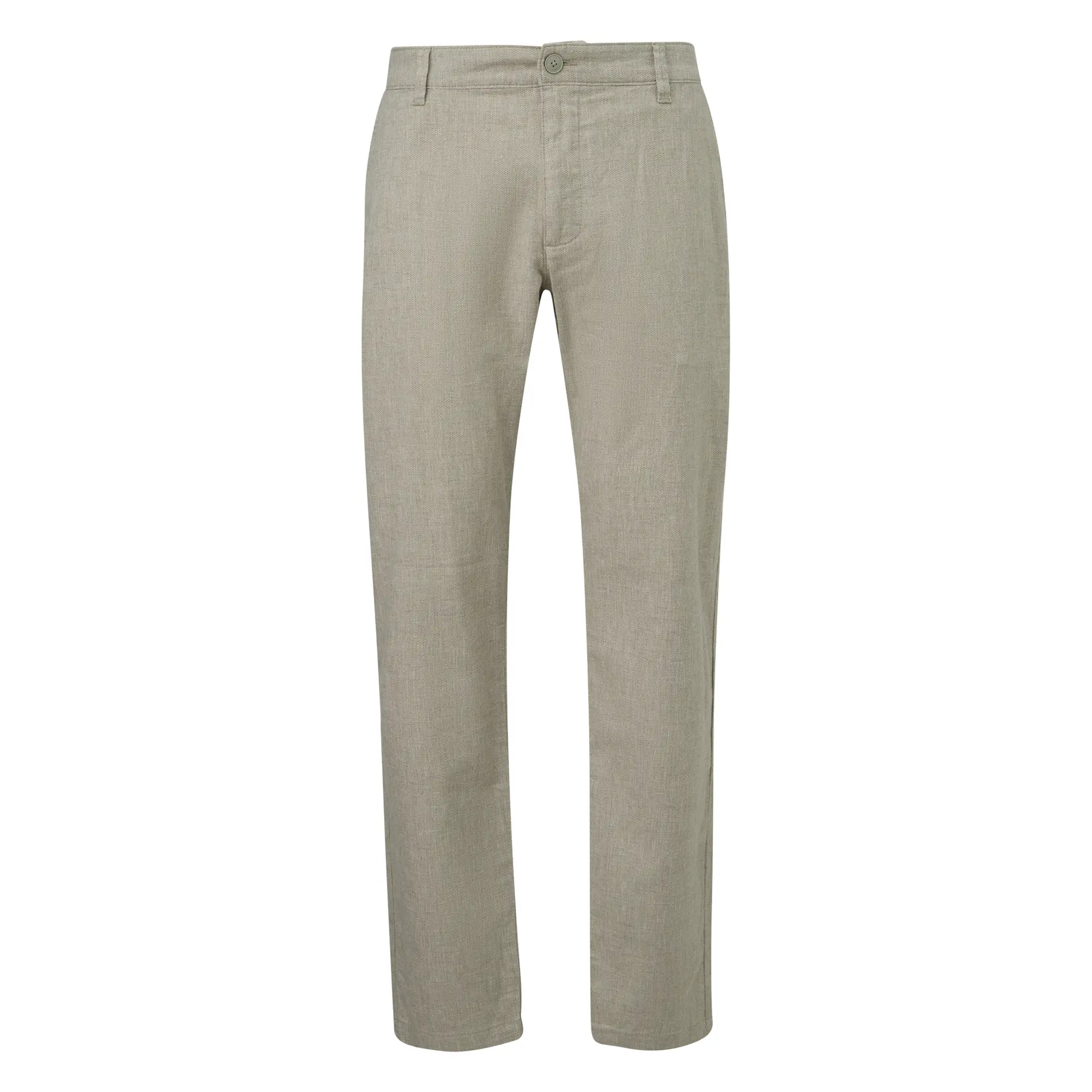 s.Oliver - male - Phoenix: Gestructureerde broek van linnenmix