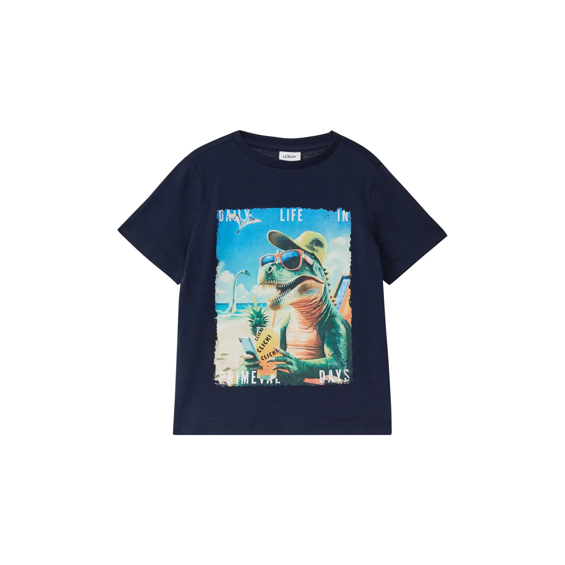 T-Shirt mit reversiblem Frontdruck für Kinder s.Oliver