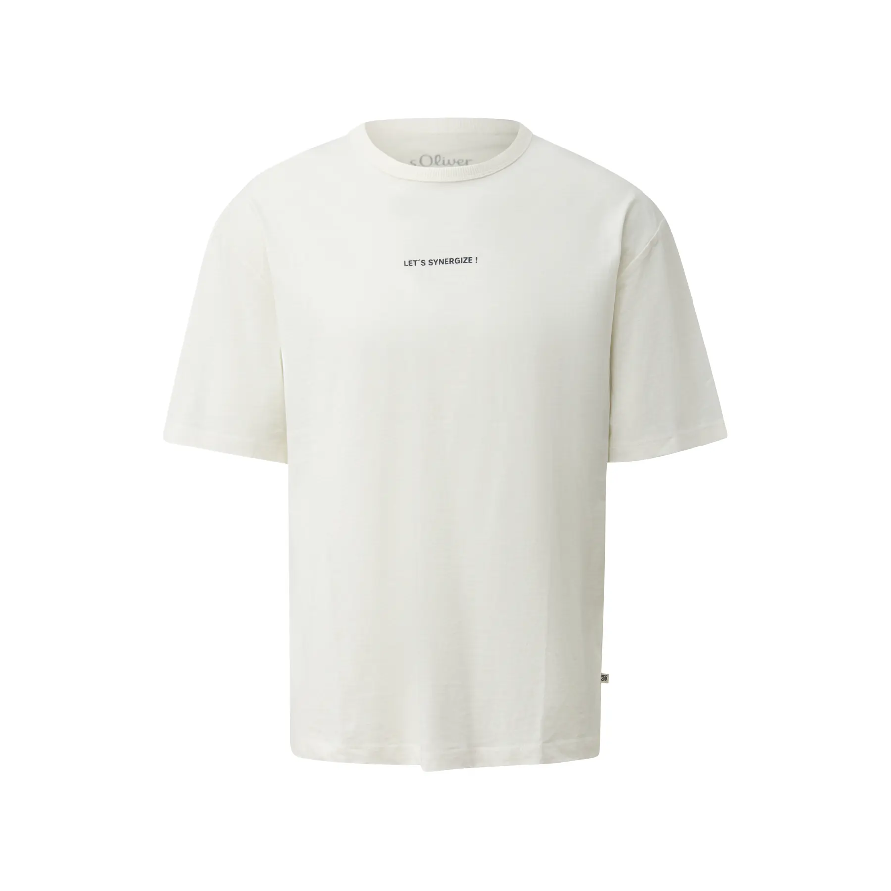 T-shirt in fil flammato con stampa davanti e dietro s.Oliver
