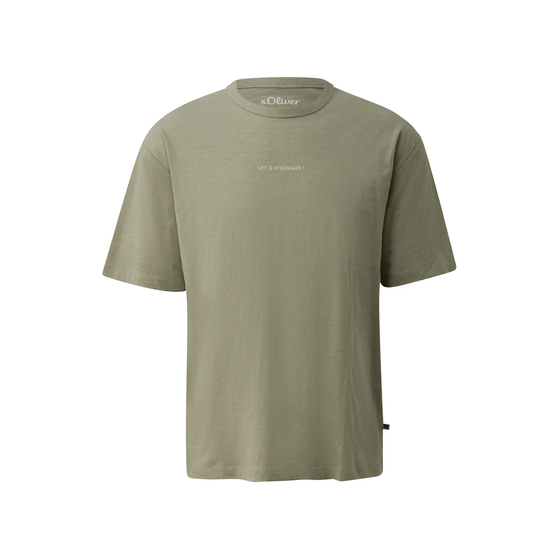T-shirt in fil flammato con stampa davanti e dietro s.Oliver