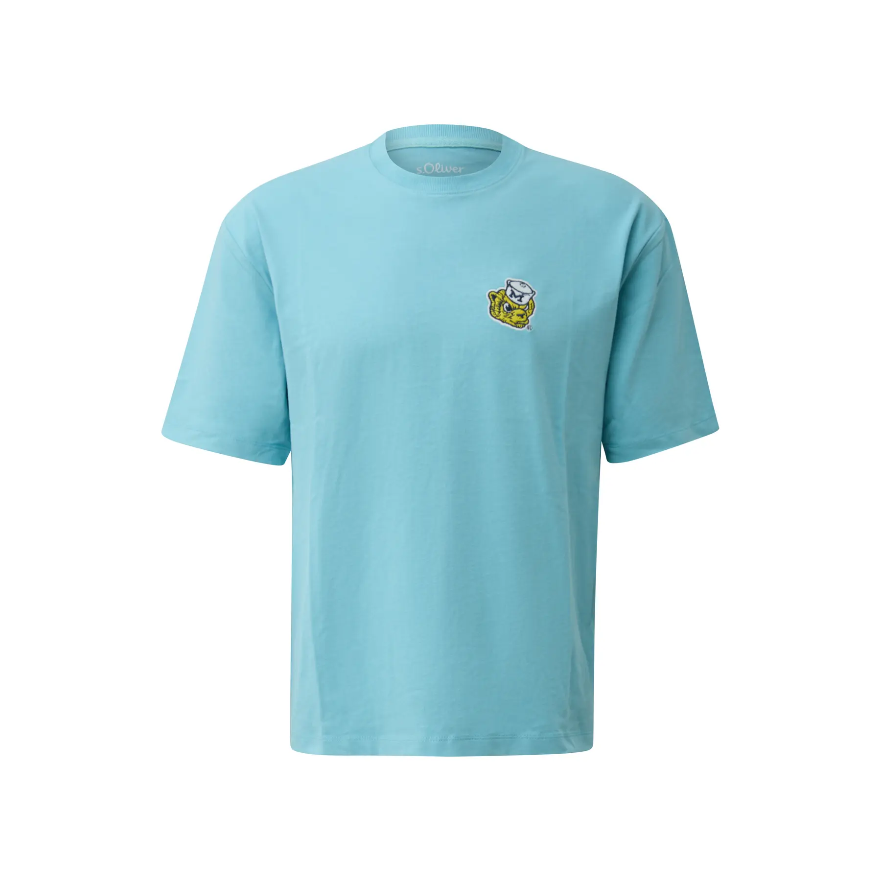 T-Shirt aus Baumwollmix mit Stickerei s.Oliver