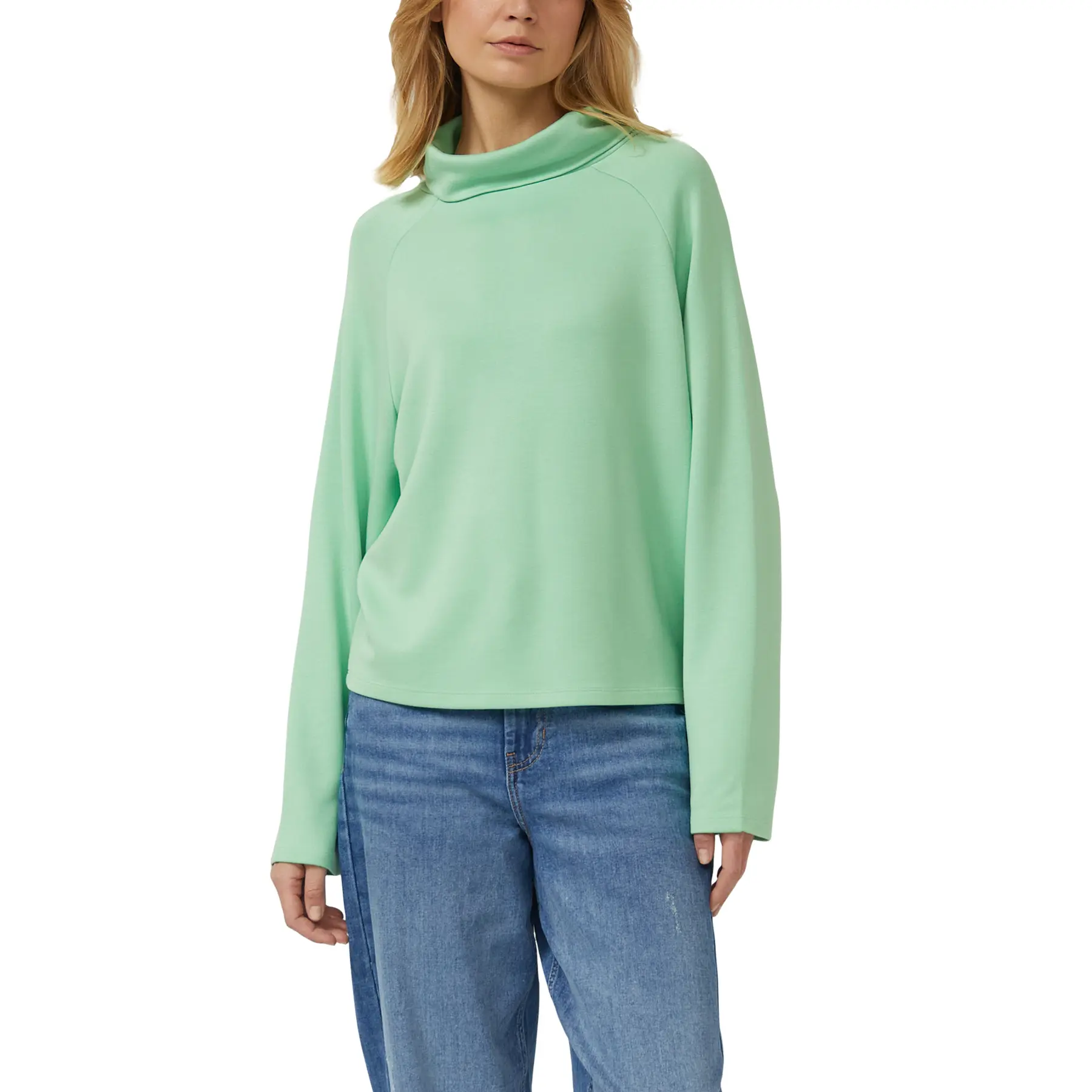 Felpa in scuba Relaxed Fit con colletto a scialle donna s.Oliver