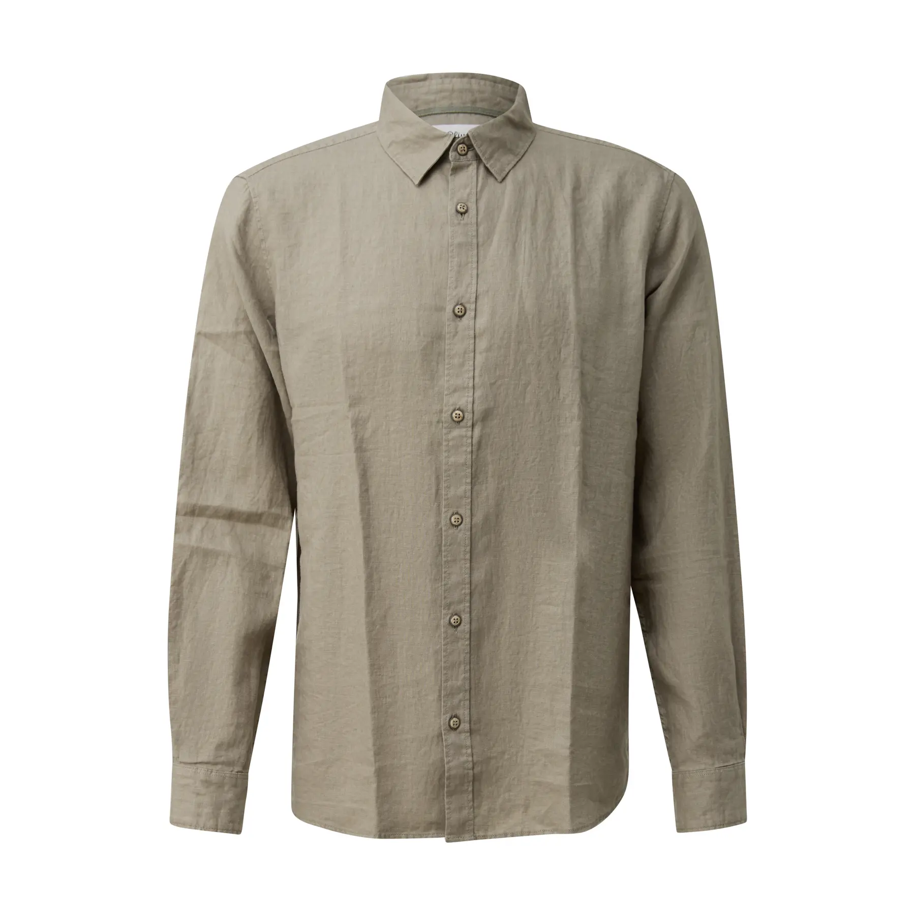Chemise en lin de qualité supérieure avec col italien s.Oliver Chemise en lin de qualité supérieure avec col italien s.Oliver