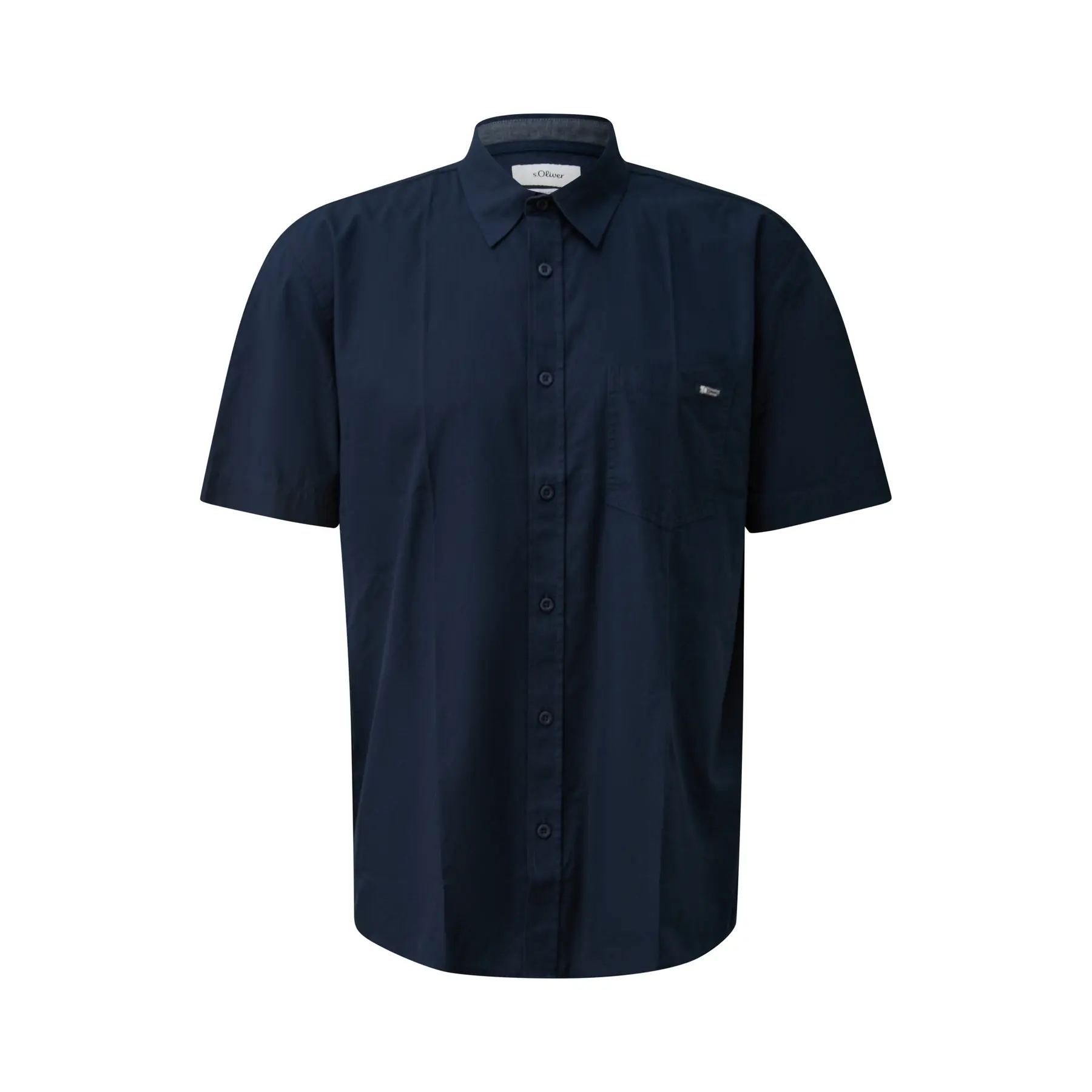 Camicia leggera in cotone con taschino sul petto s.Oliver