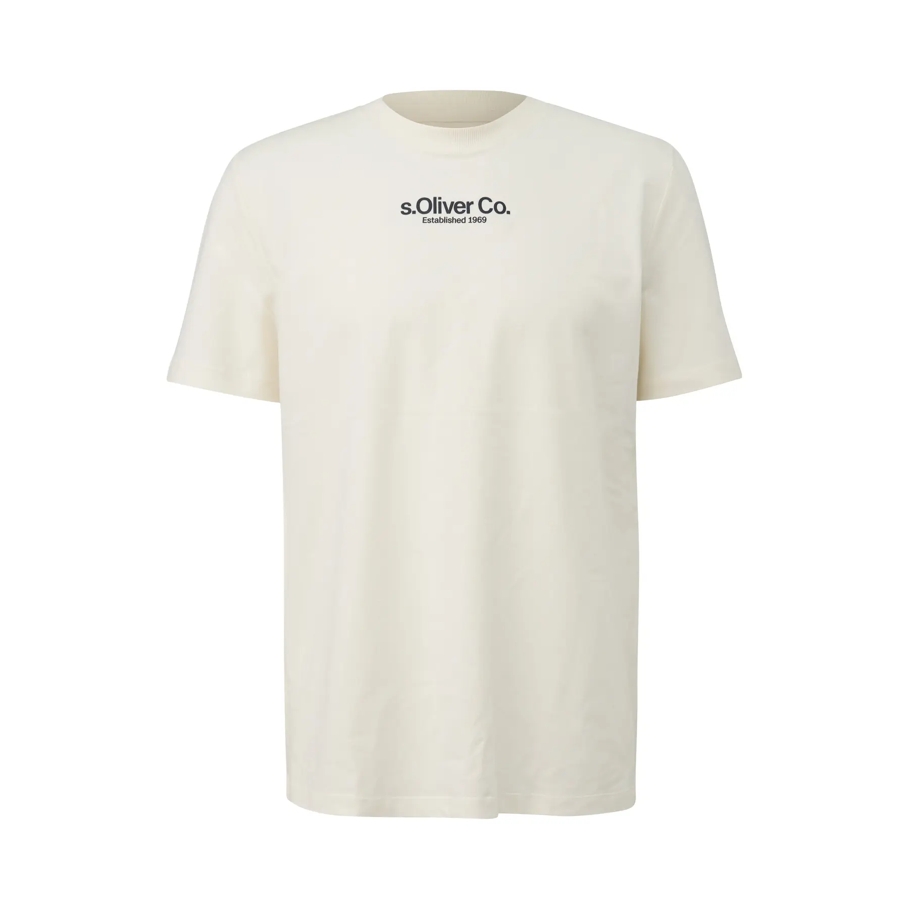 T-shirt in jersey con stampa logo s.Oliver