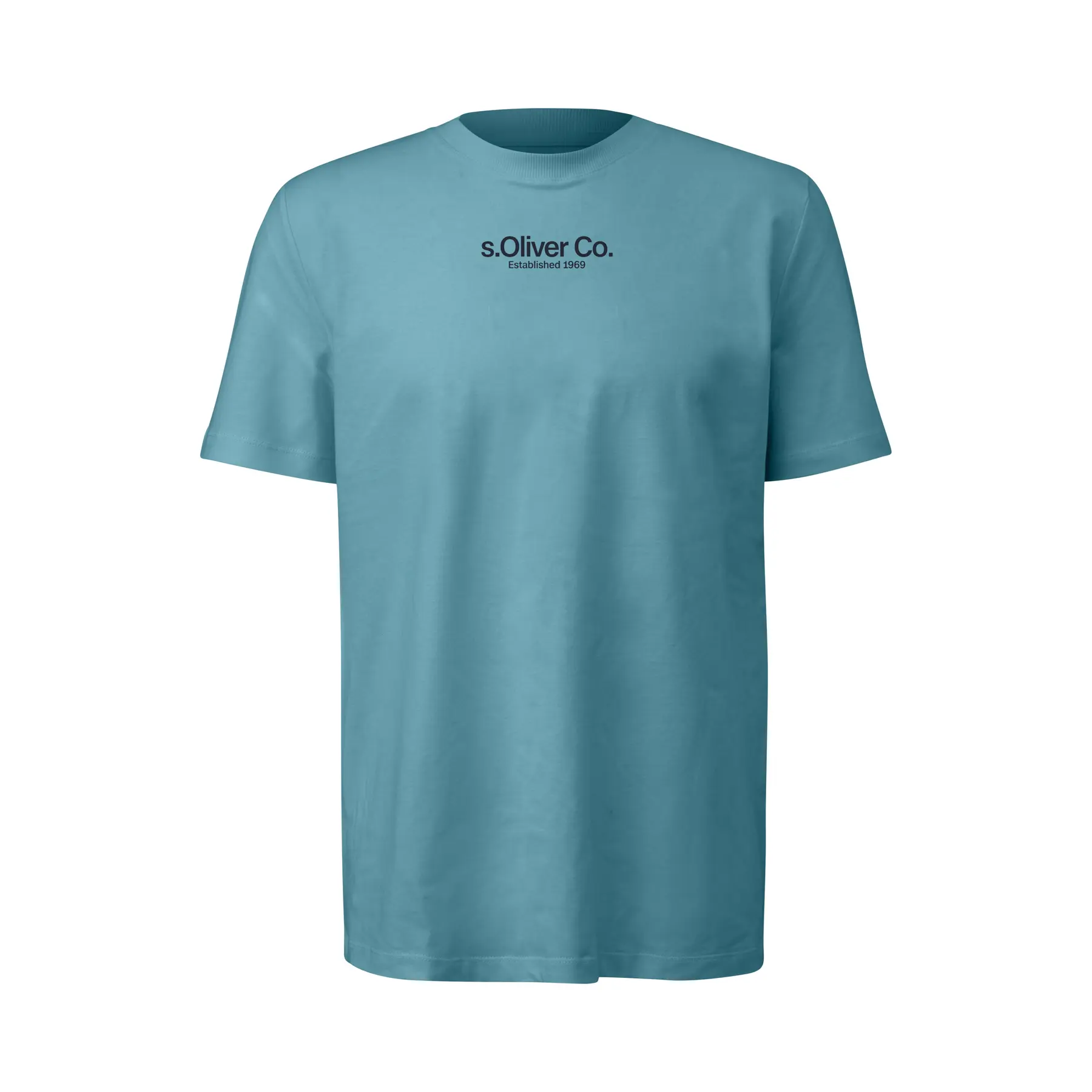Jersey T-Shirt mit Logo-Druck s.Oliver