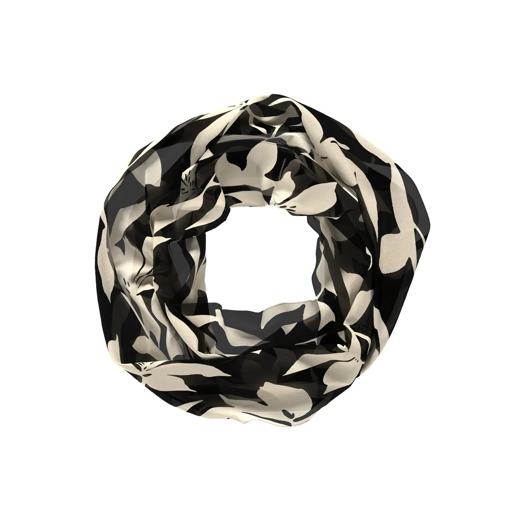 Foulard à motif floral en viscose donna s.Oliver