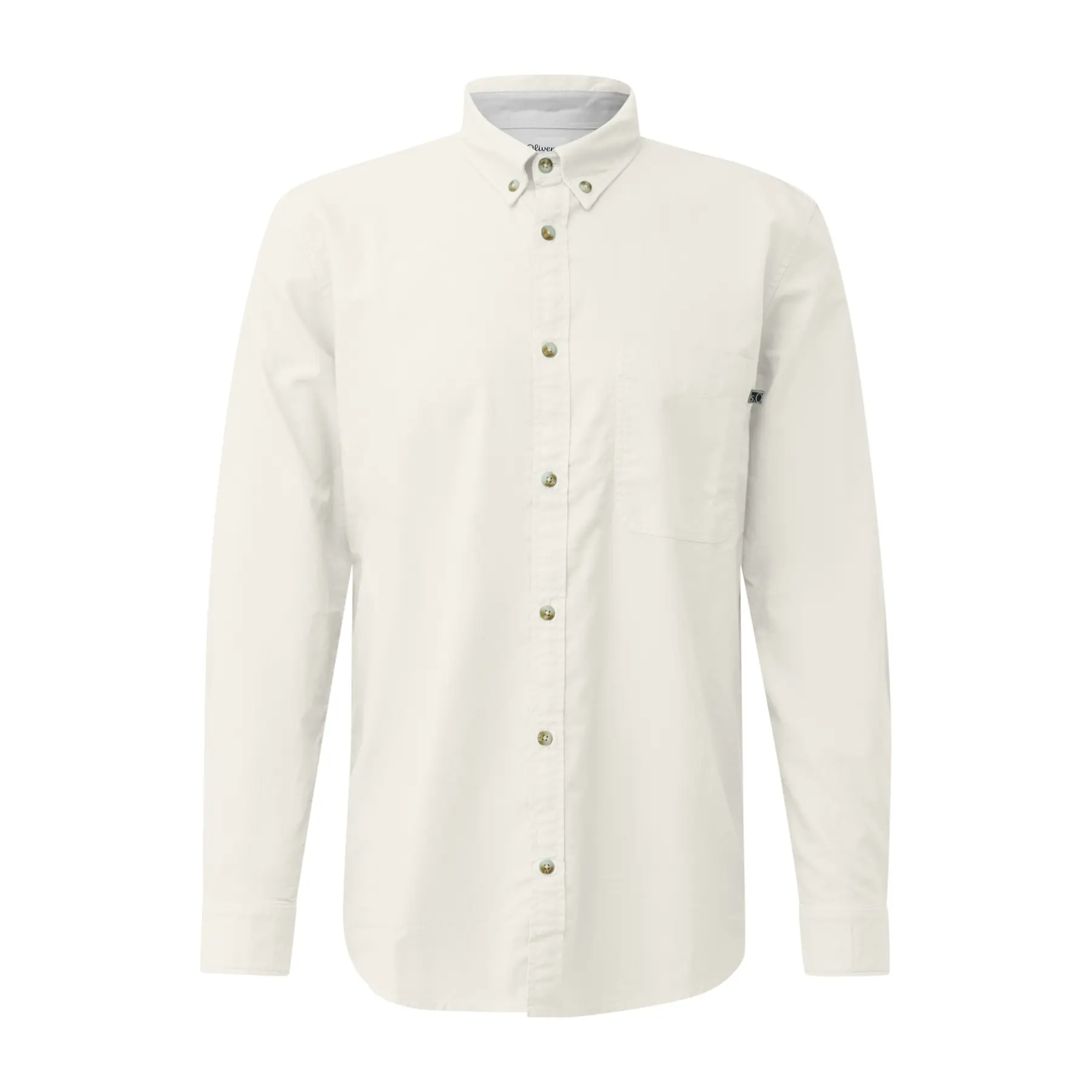 Camicia leggera a maniche lunghe con colletto a bottoni s.Oliver