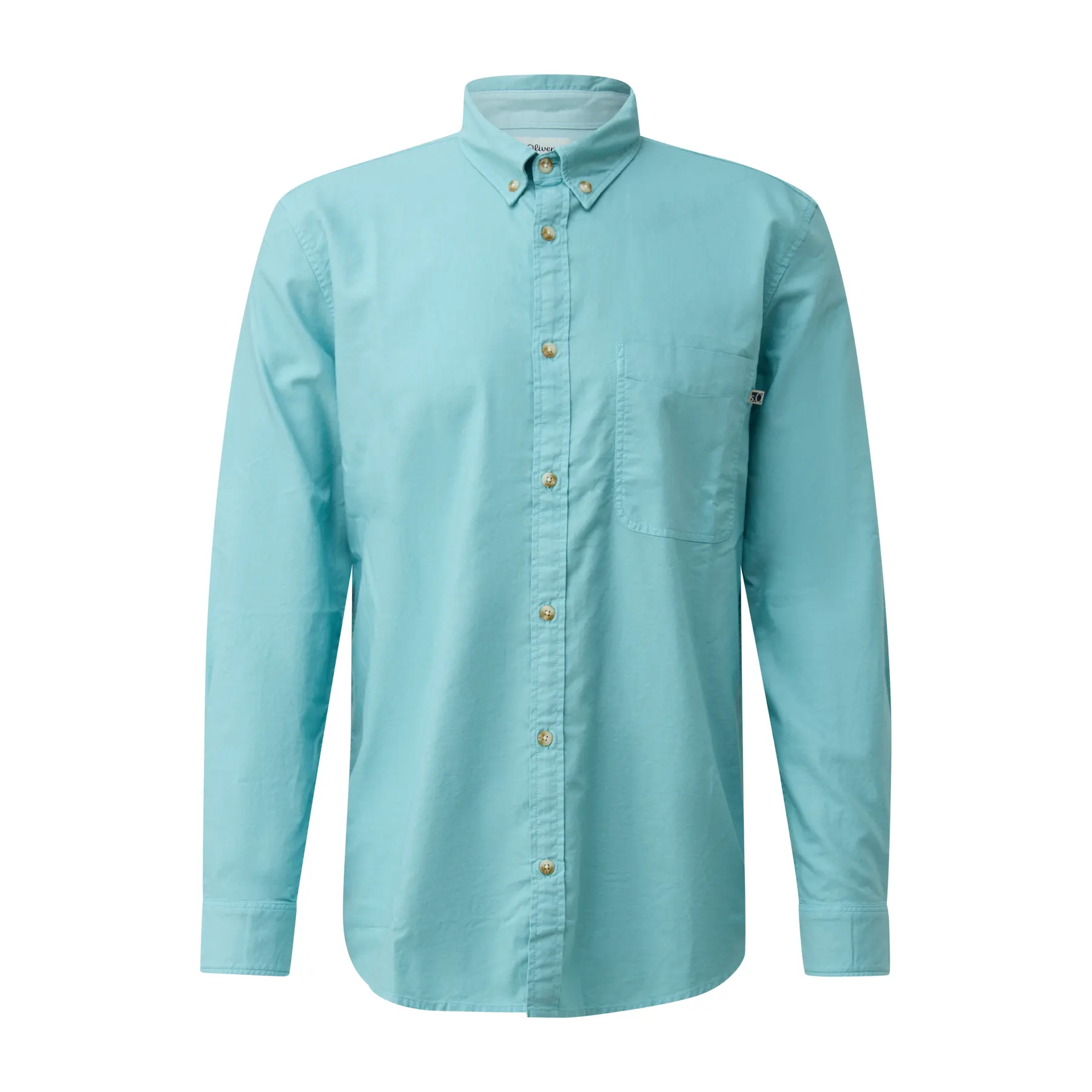 Camicia leggera a maniche lunghe con colletto a bottoni s.Oliver